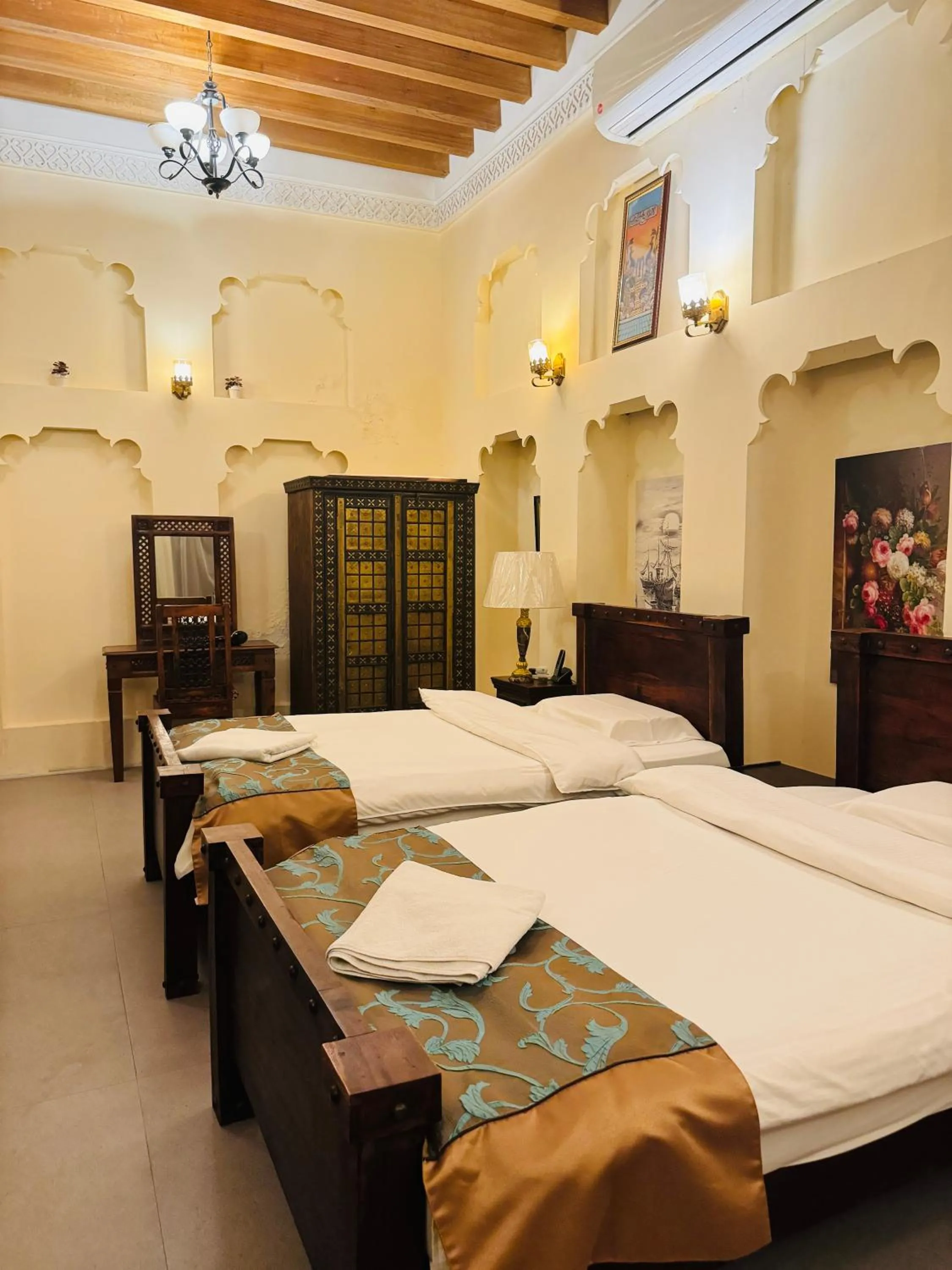 Bed in Heritage Home Guest House