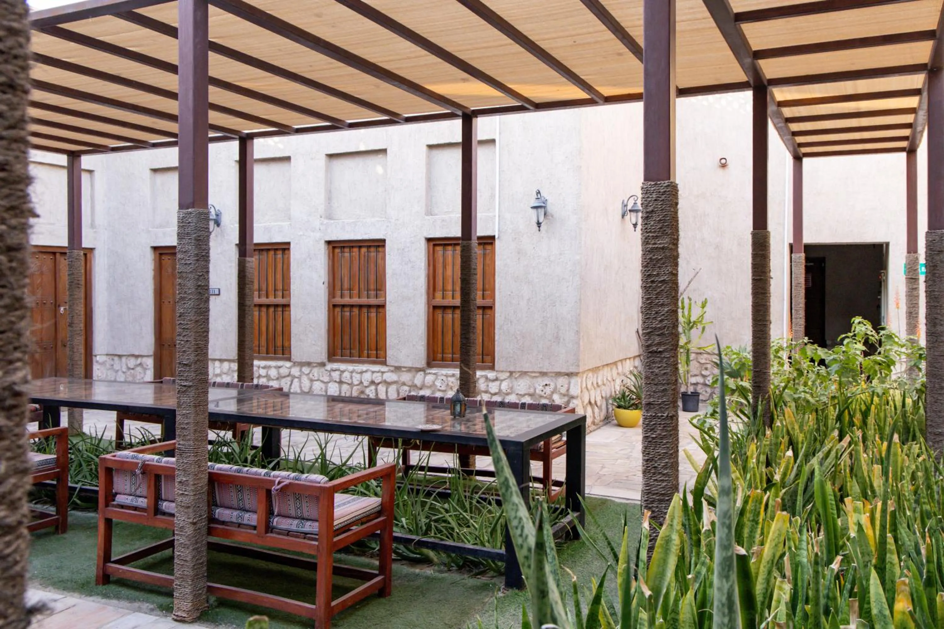 Garden view in Heritage Home Guest House