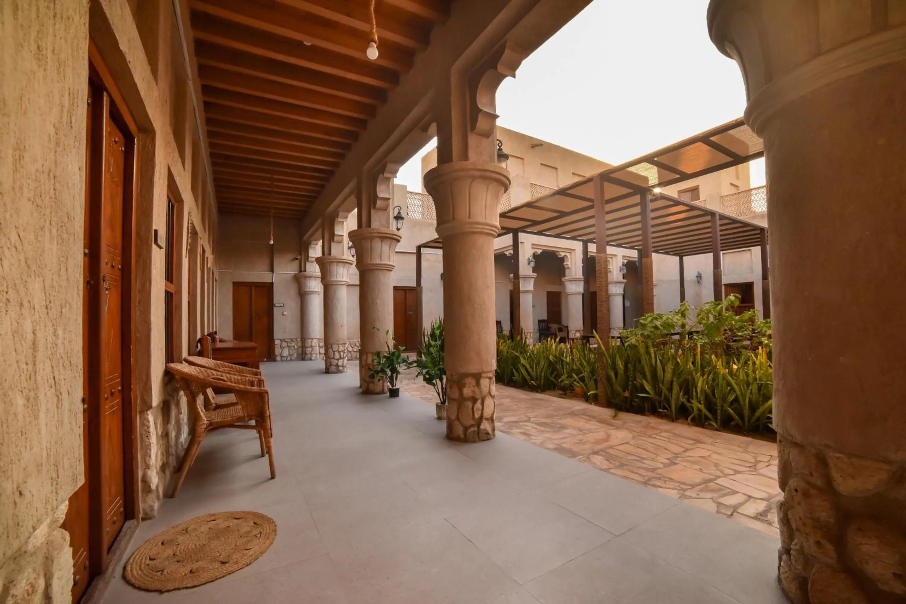 Inner courtyard view in Heritage Home Guest House