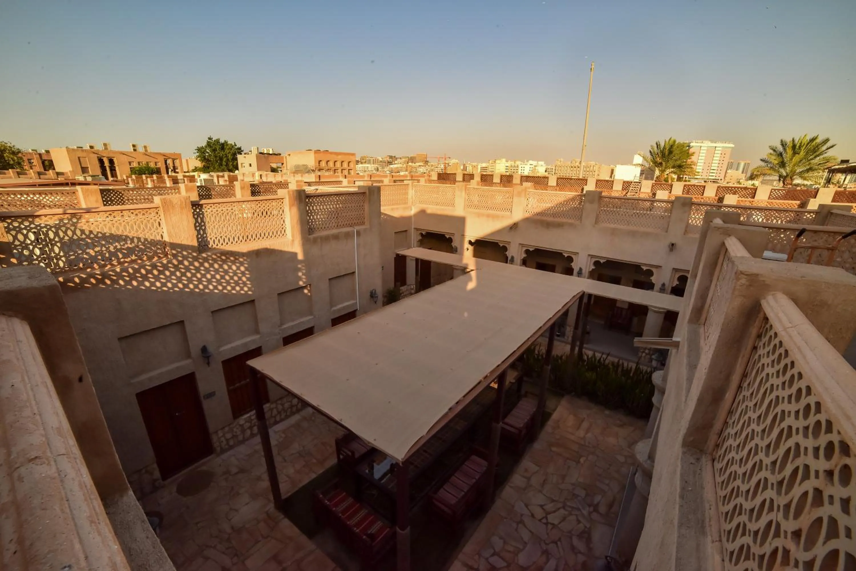 Inner courtyard view in Heritage Home Guest House