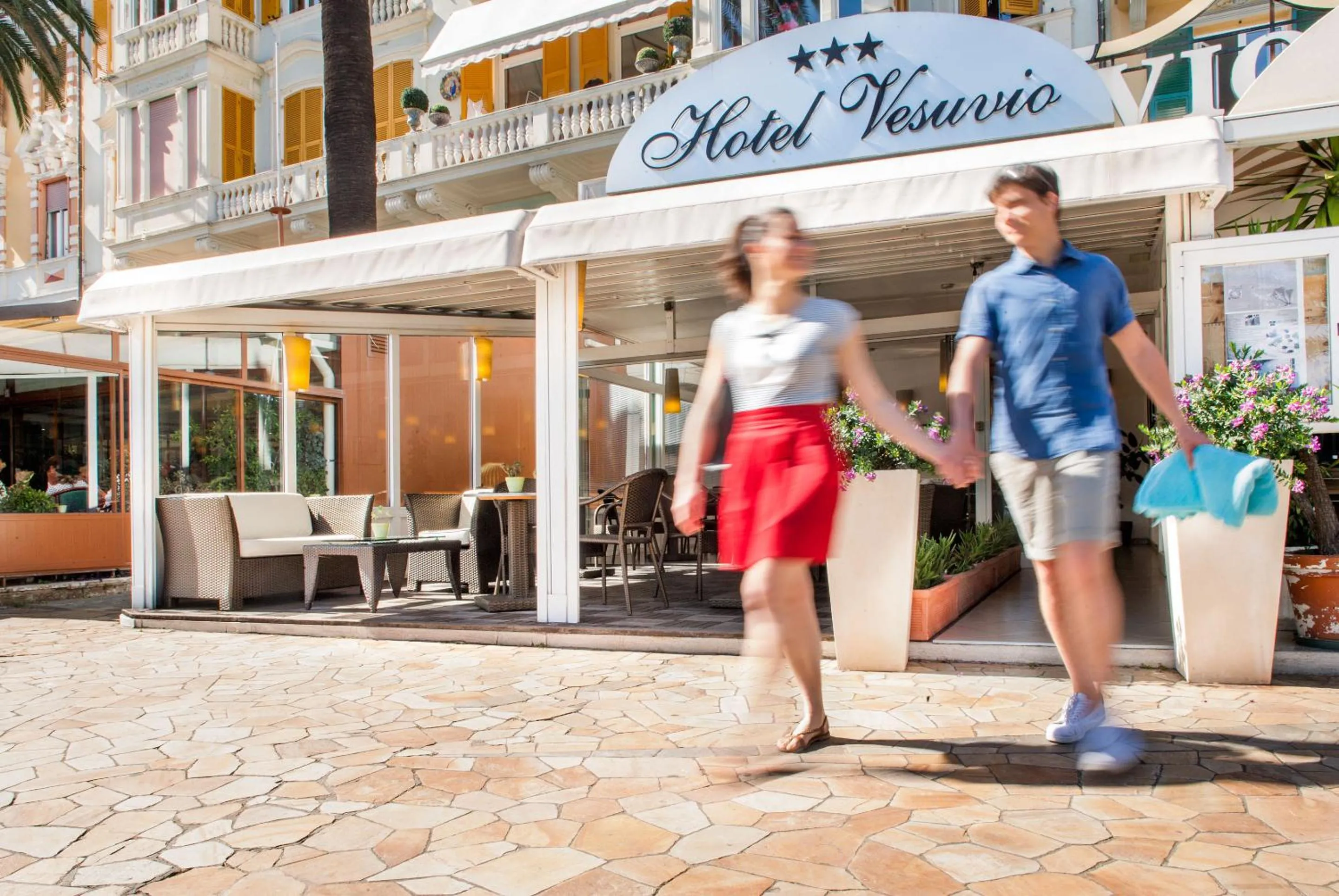 Facade/entrance in Hotel Vesuvio