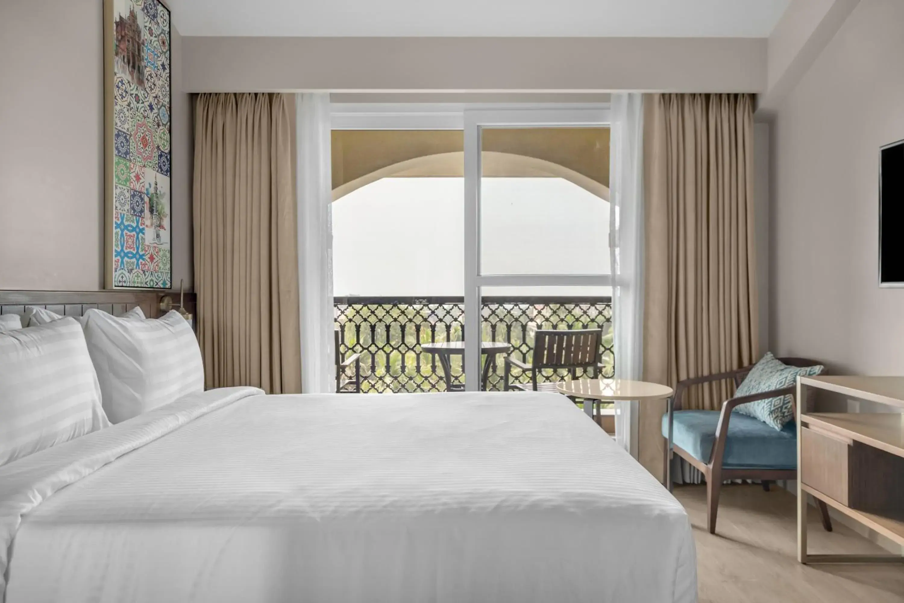 Pool View Queen with Balcony - 1+1 Happy Hours on Select Drinks | 11 AM–7 PM in Fairfield by Marriott Goa Calangute Pool View Queen with Balcony - 1+1 Happy Hours on Select Drinks | 11 AM–7 PM in Fairfield by Marriott Goa Calangute