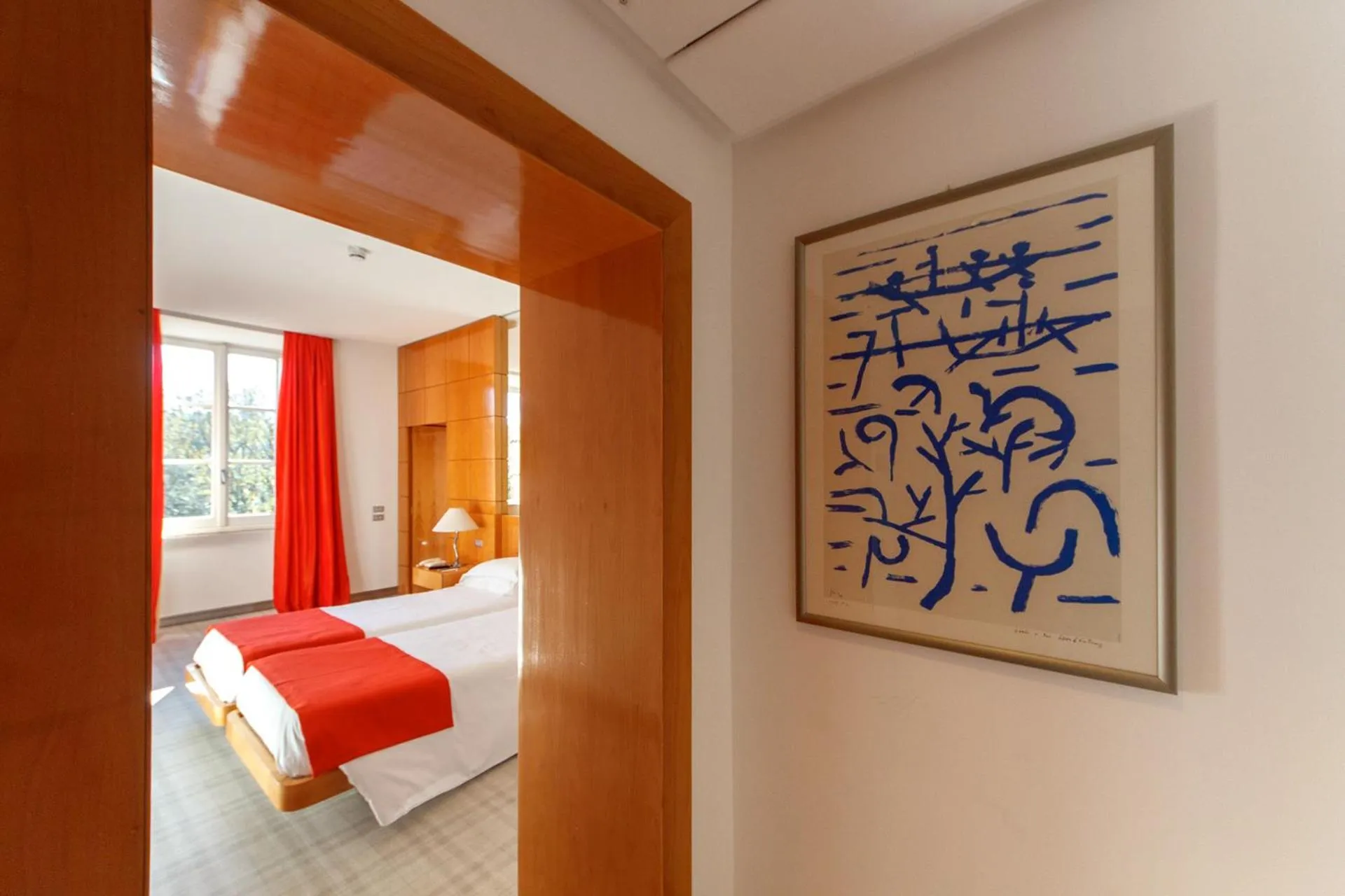 Bed in Albani Hotel Roma