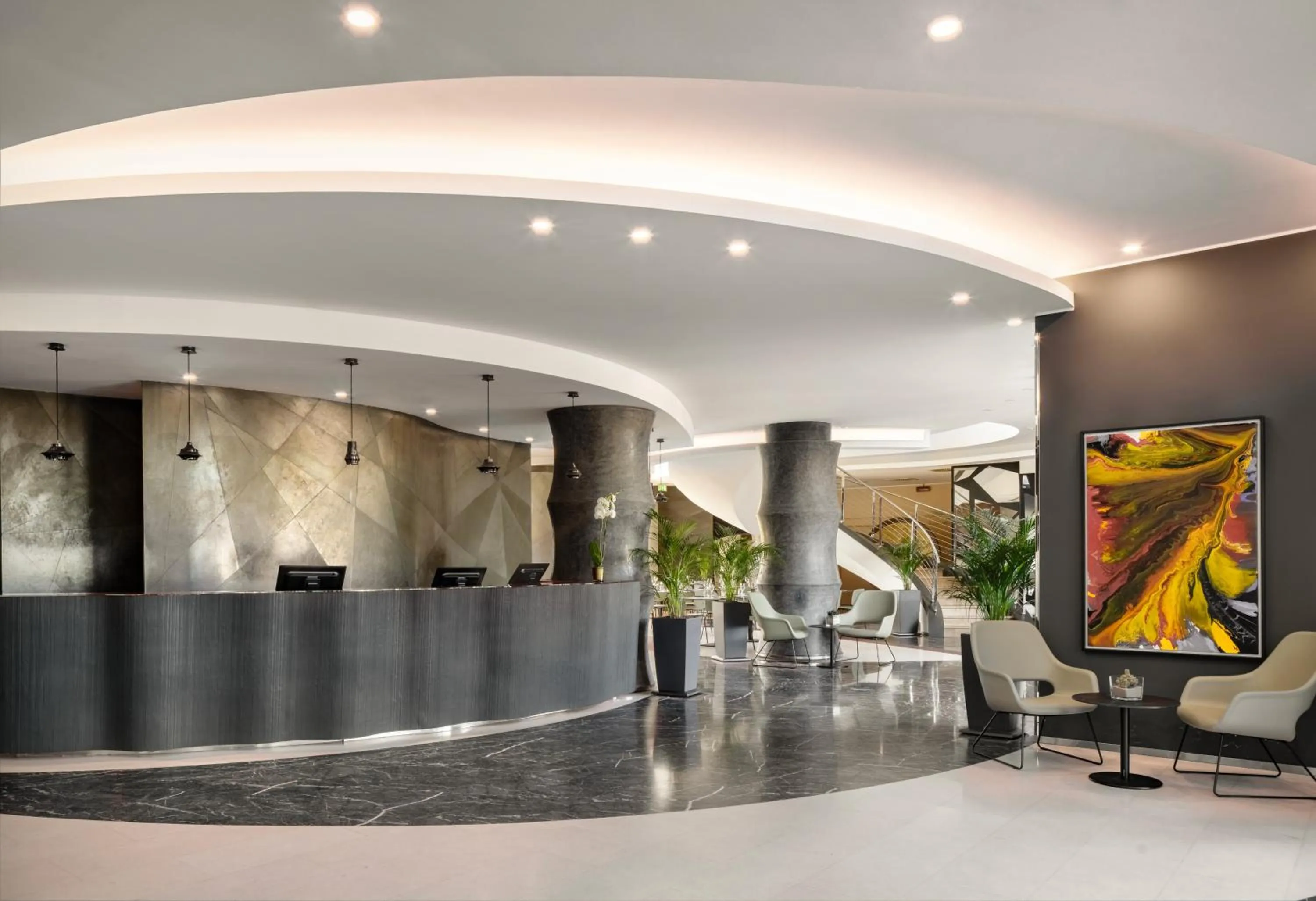 Lobby or reception in UNA Hotels Malpensa