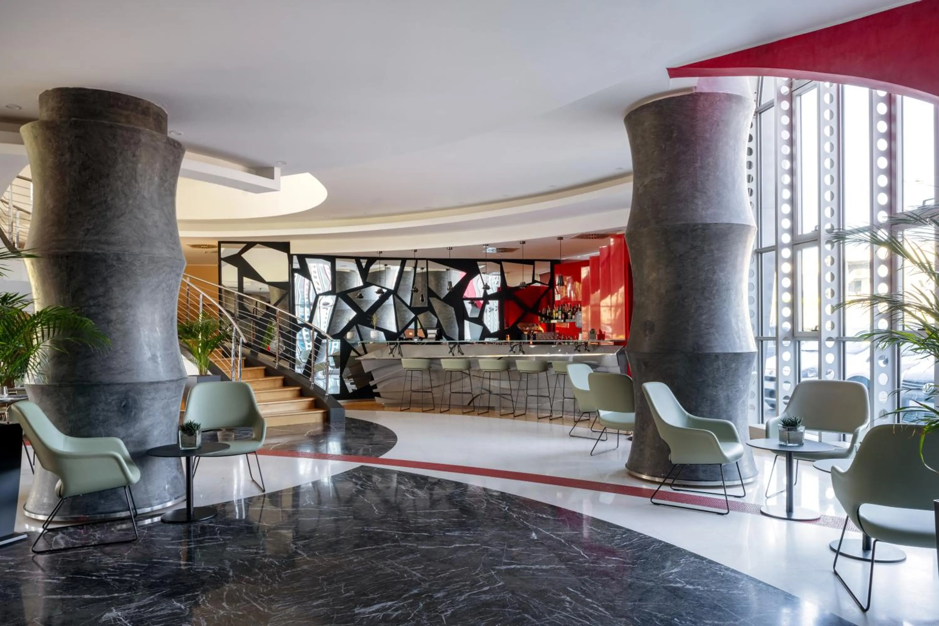 Lounge or bar in UNA Hotels Malpensa