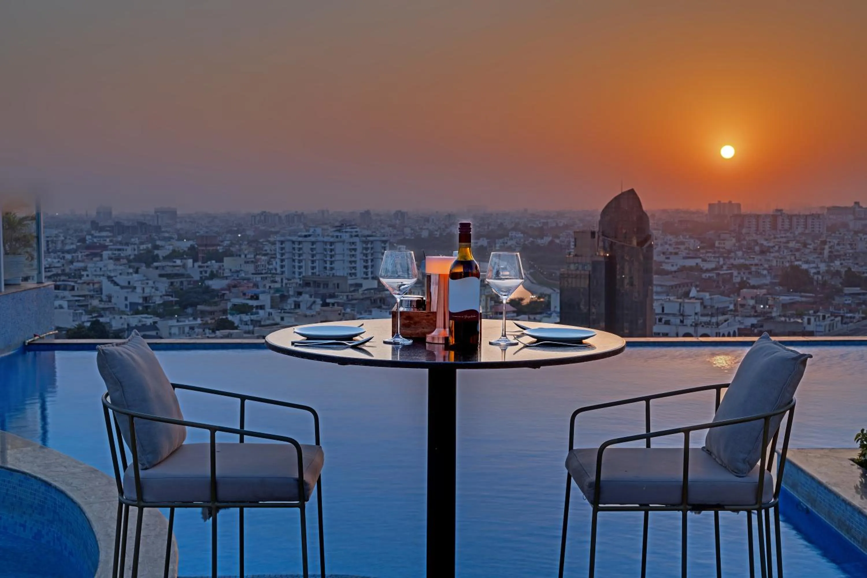Swimming pool in The Fern Habitat, Jaipur