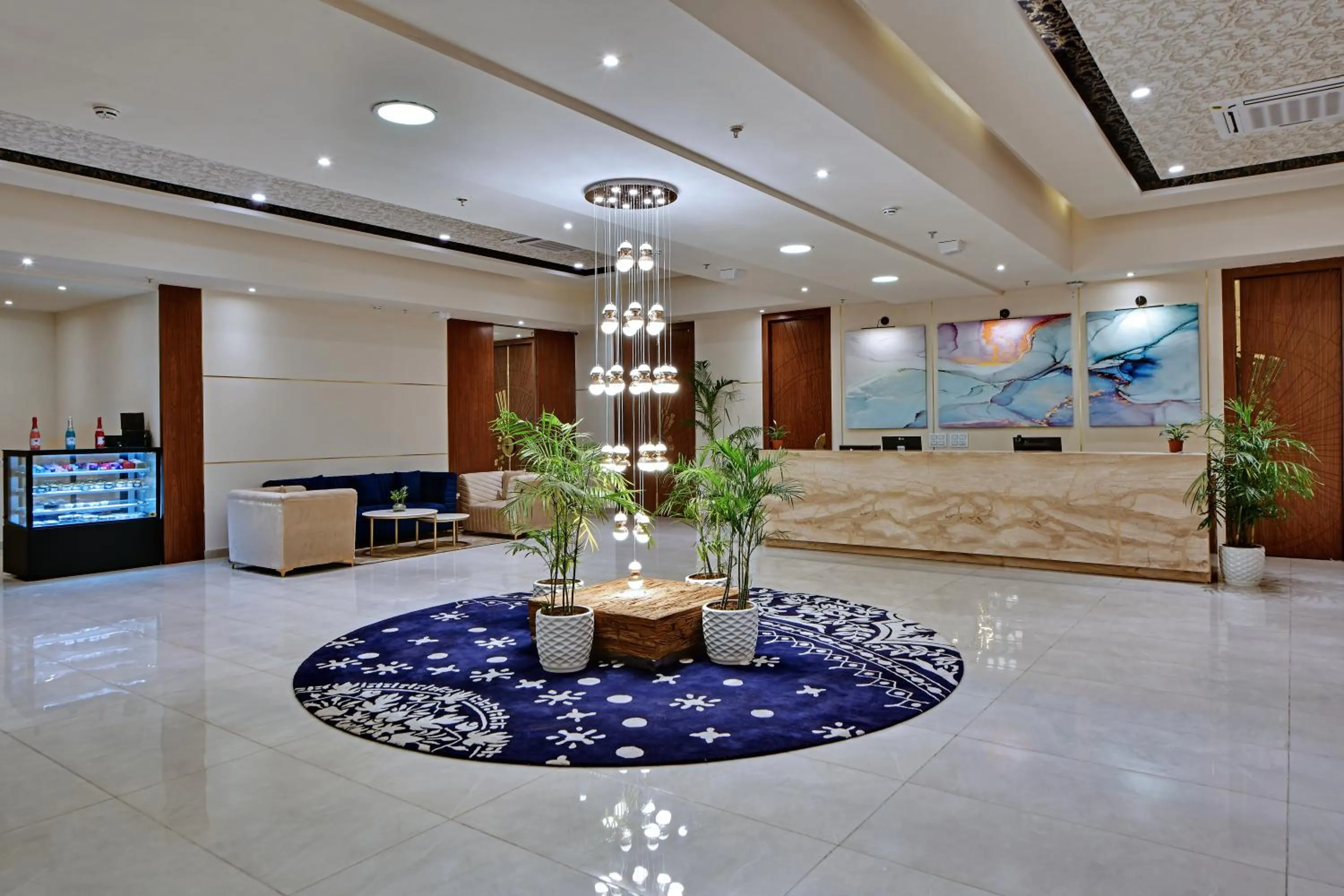 Lobby or reception in The Fern Habitat, Jaipur