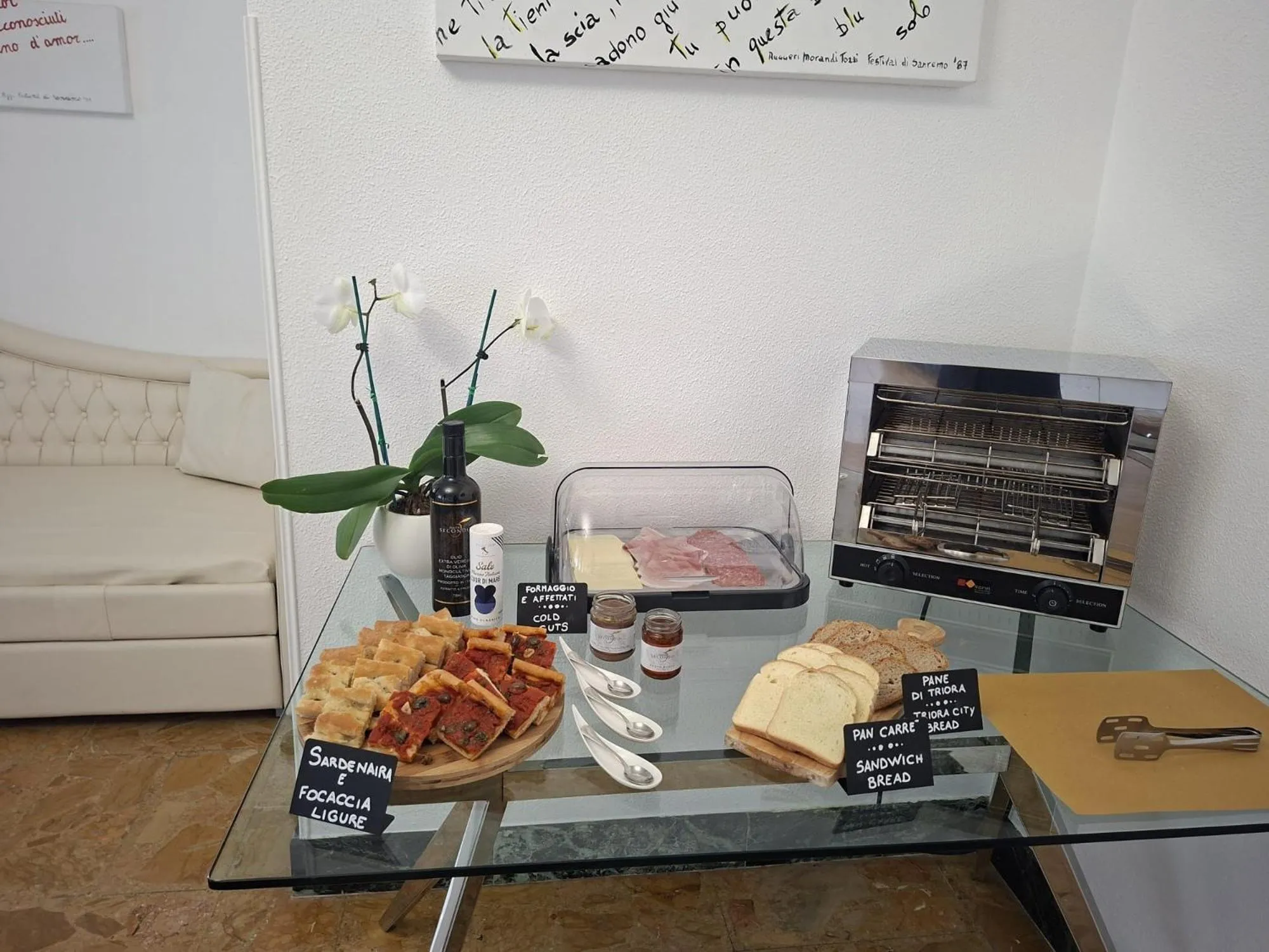 Food and drinks in Hotel Rio Sanremo