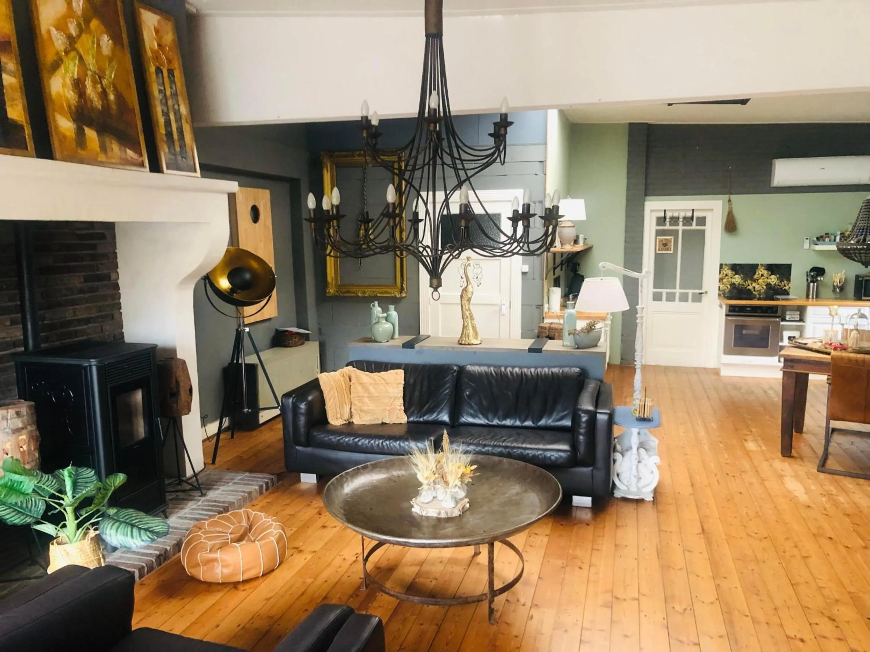 Living room in Pakhuis Bed and Breakfast Unique