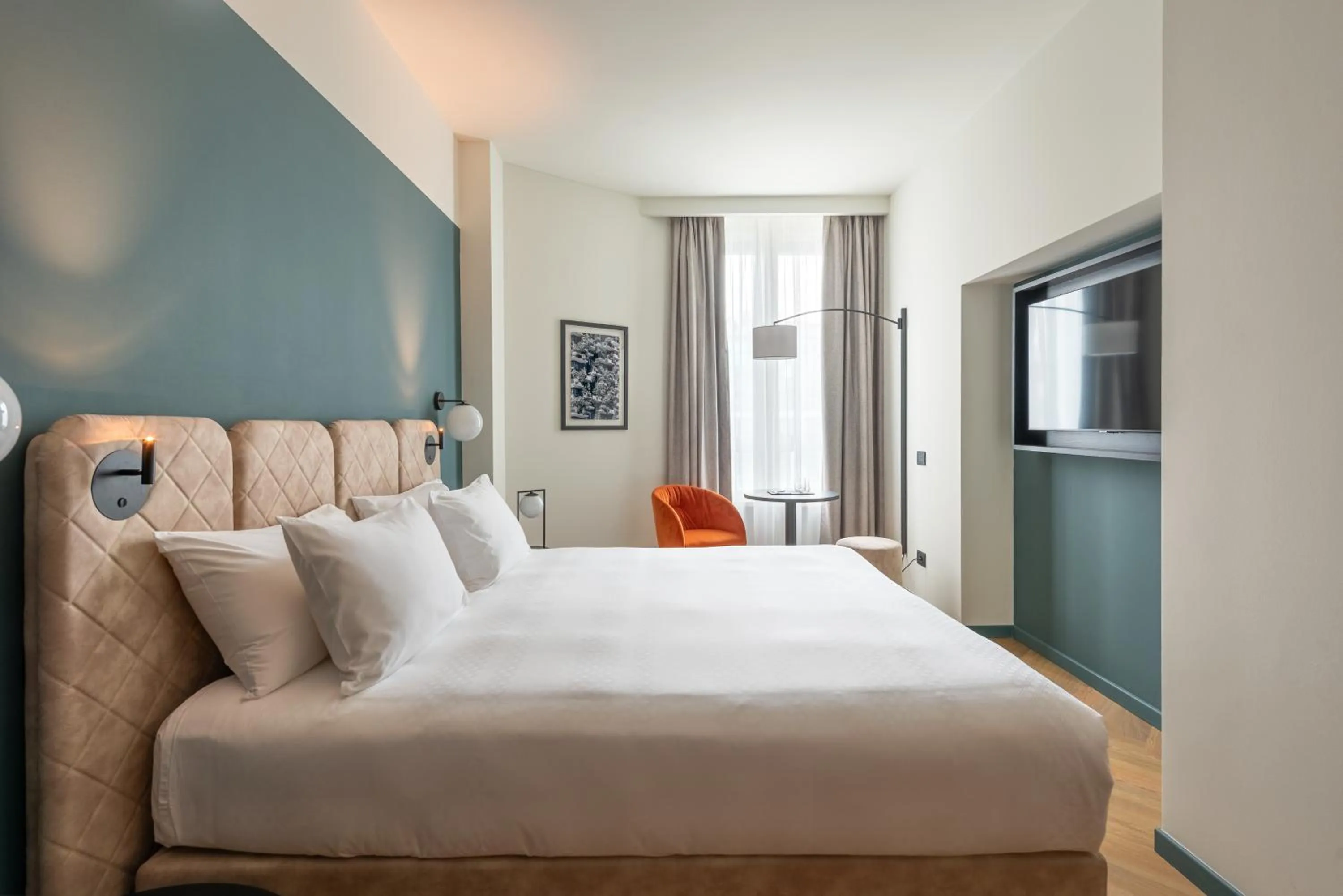 Bedroom, Bed in Hotel Tocq