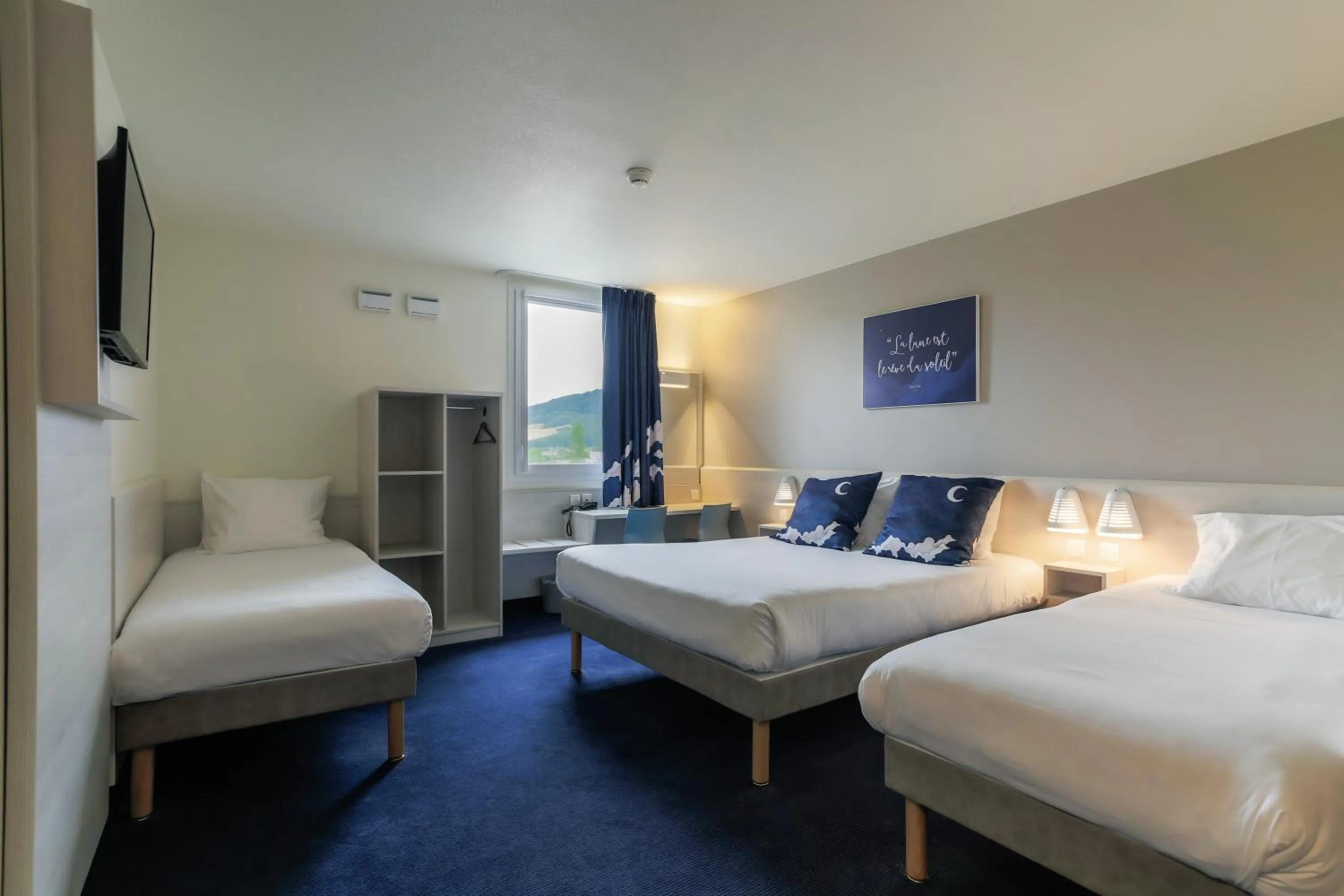 Bedroom, Bed in ACE Hôtel Thionville - Porte du Luxembourg