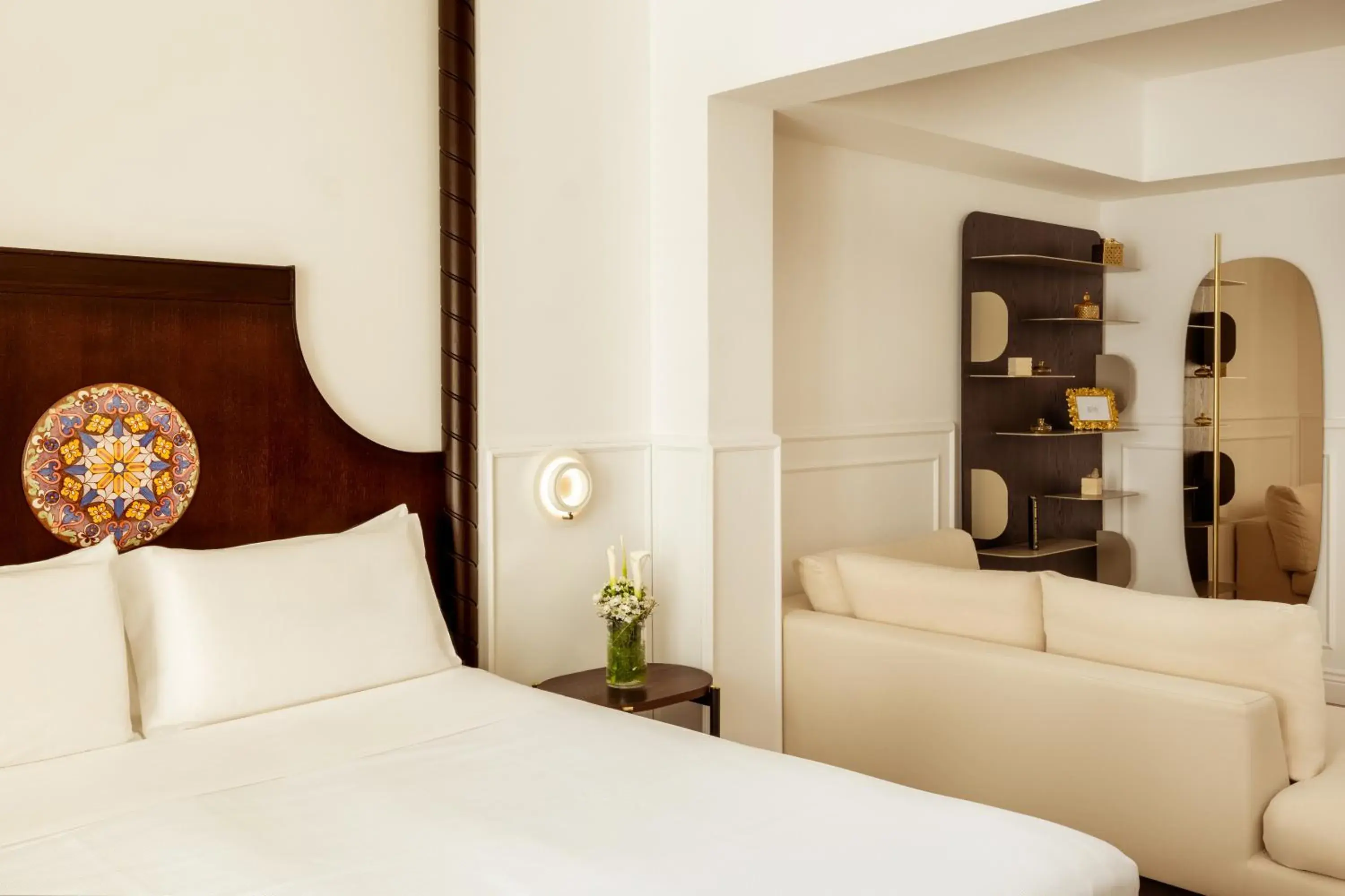 Decorative detail, Bed in Palace Catania | UNA Esperienze Decorative detail, Bed in Palace Catania | UNA Esperienze