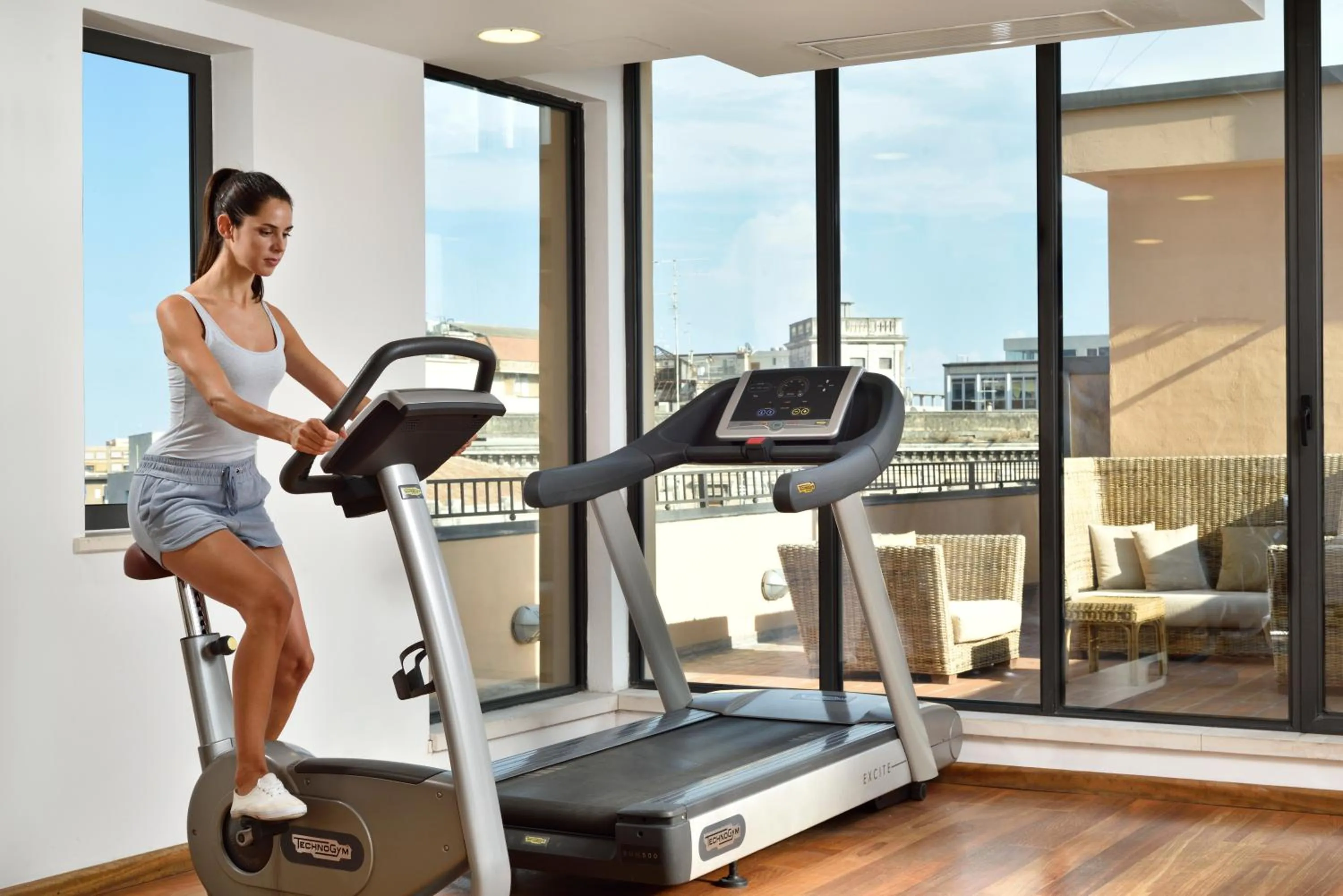 Fitness centre/facilities in Palace Catania | UNA Esperienze