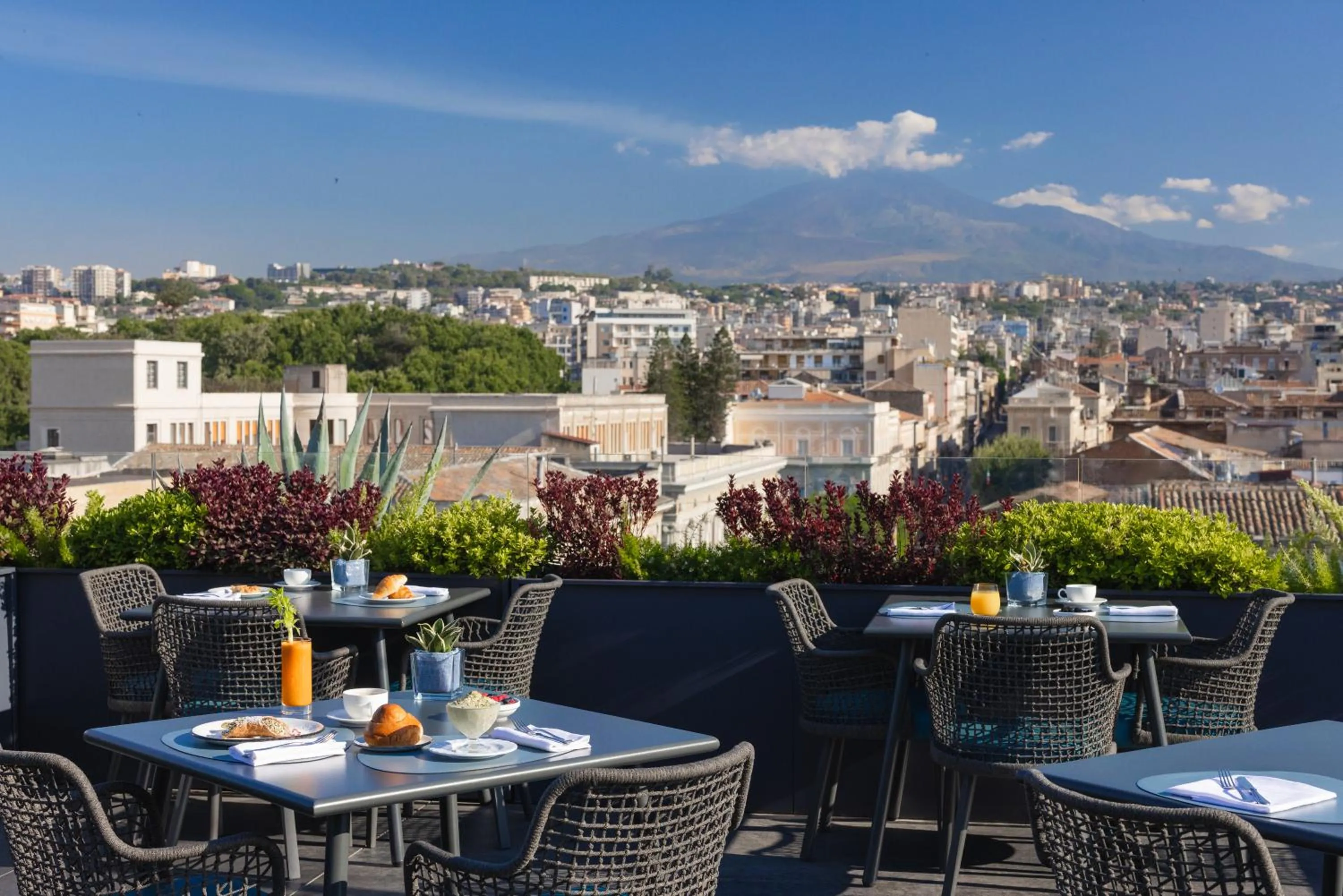 Balcony/Terrace in Palace Catania | UNA Esperienze