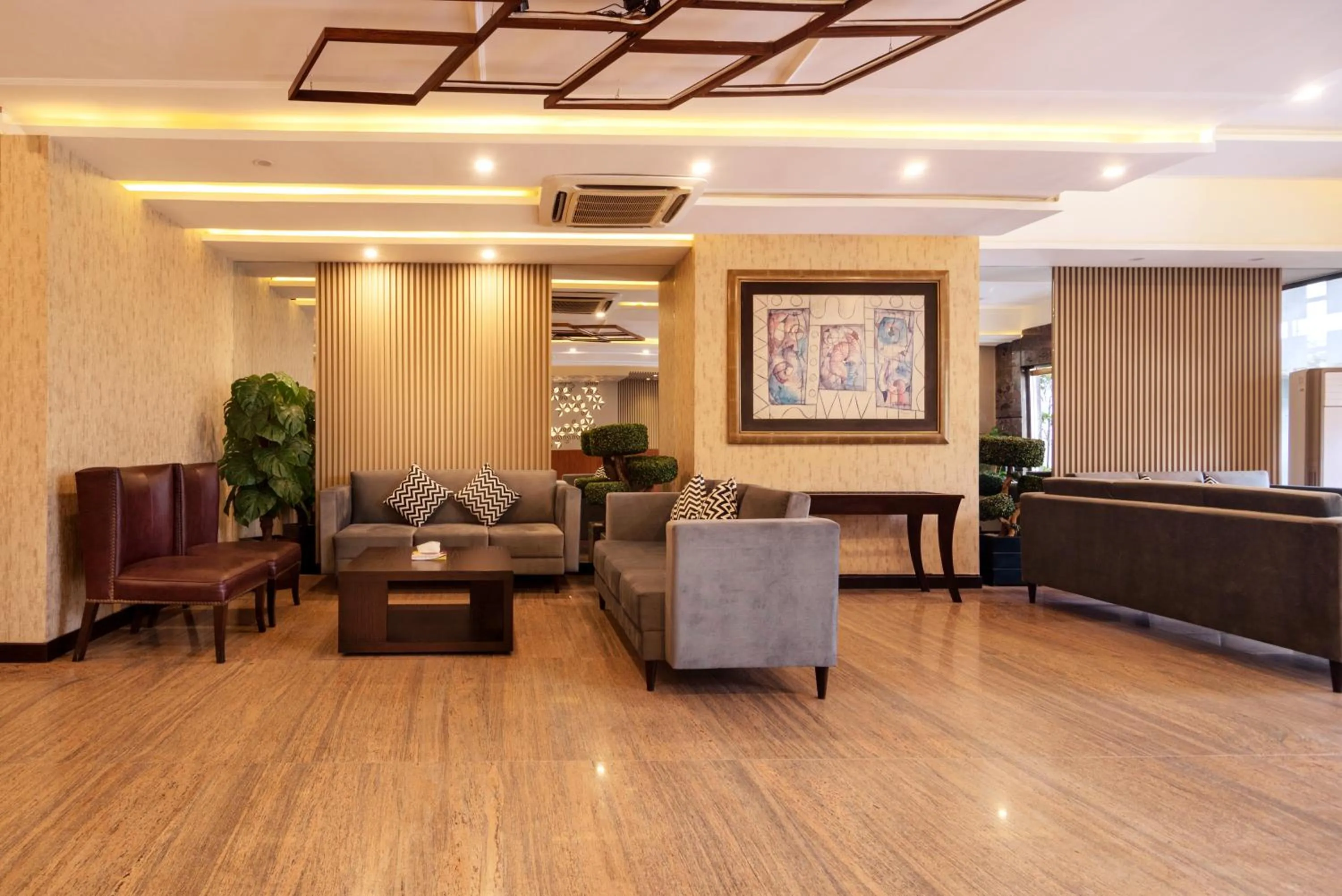 Seating area in Hotel One Tower Gulberg, Lahore