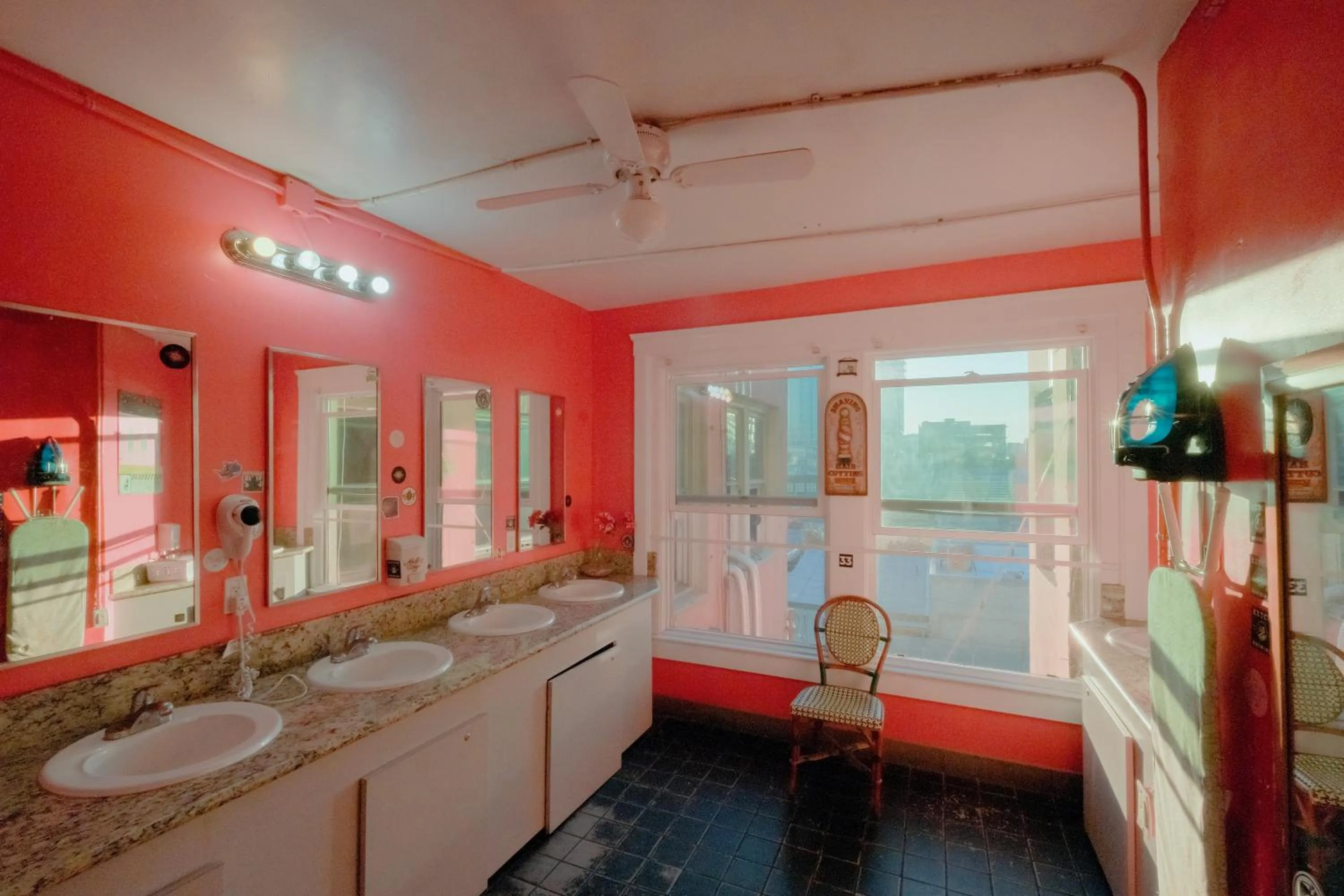 Bathroom in Lucky D's Youth and Traveler's Hostel