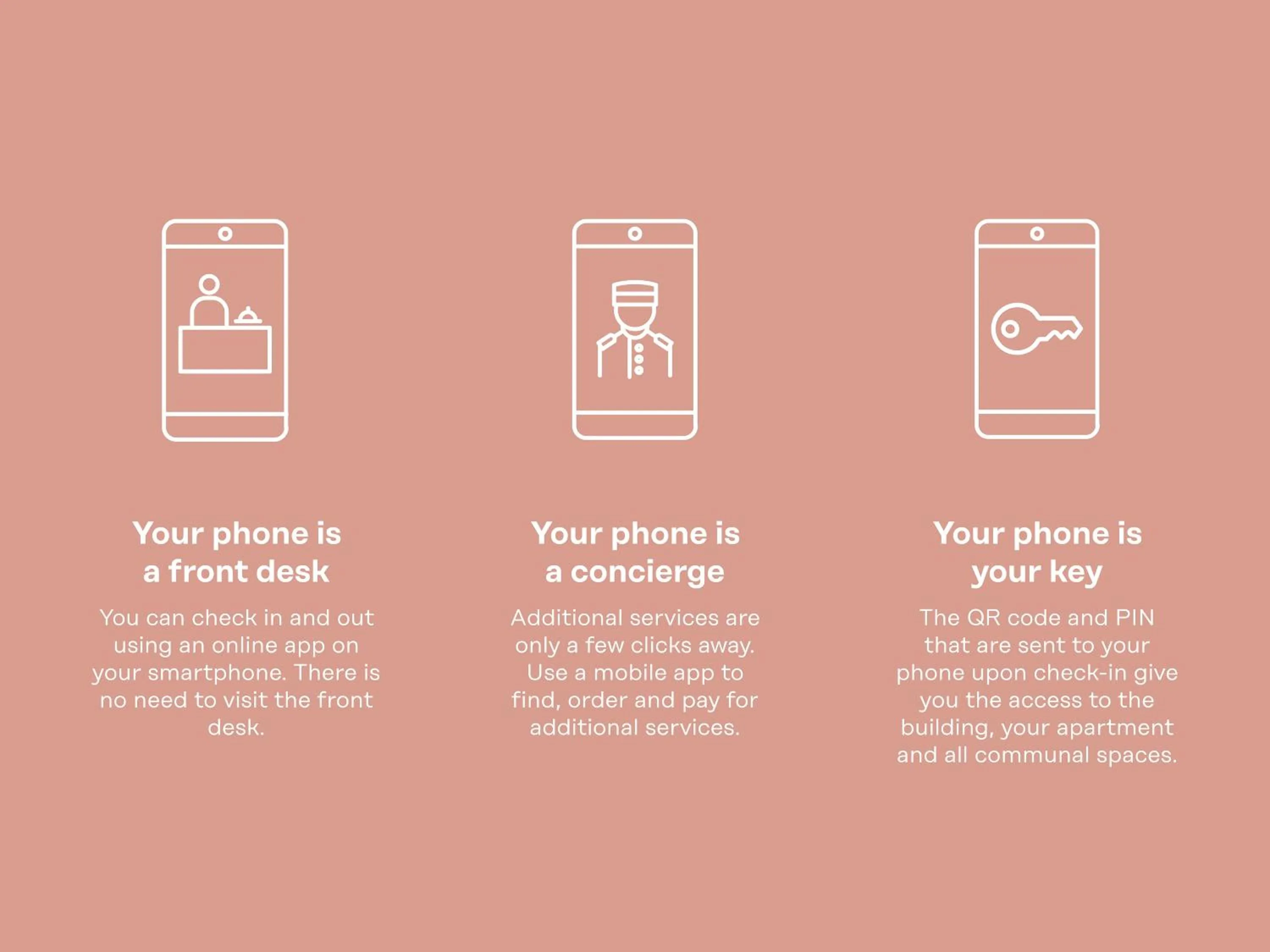 Text overlay in NEU RESIDENCES smart stay