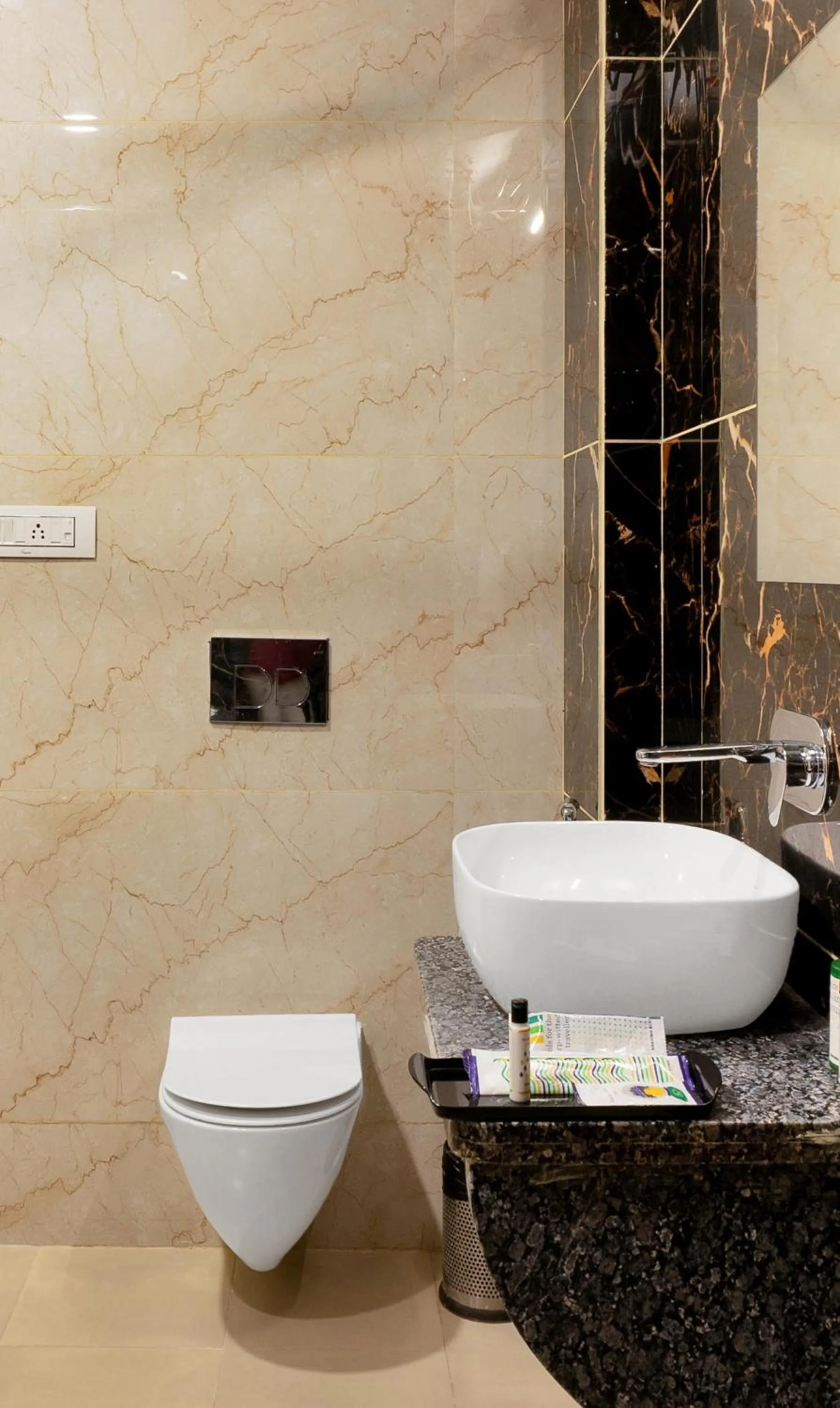 Bathroom in Treebo Premium Royal Amar With Mountain View and Swimming Pool