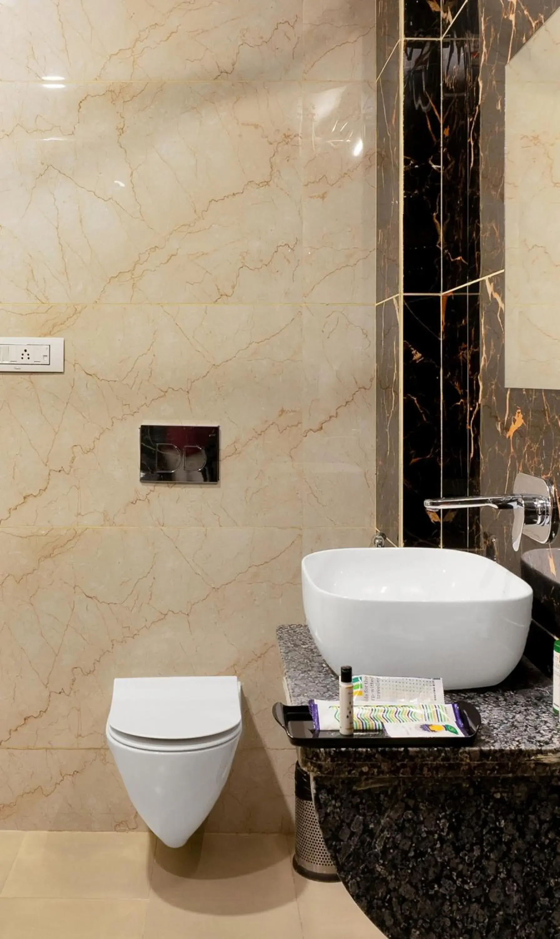 Bathroom in Treebo Premium Royal Amar With Mountain View and Swimming Pool Bathroom in Treebo Premium Royal Amar With Mountain View and Swimming Pool