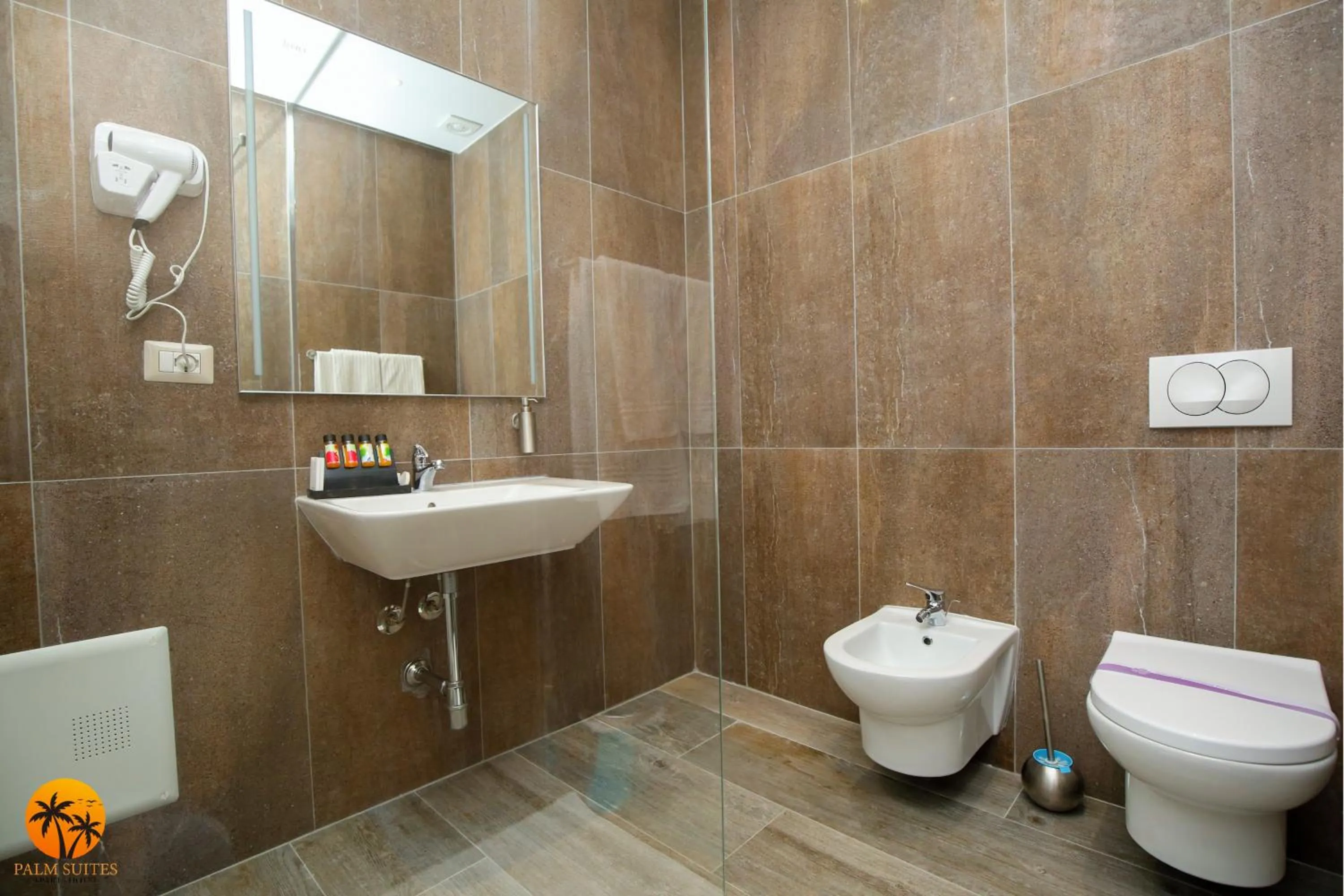 Bathroom in Palm Suites Apartment-Suite