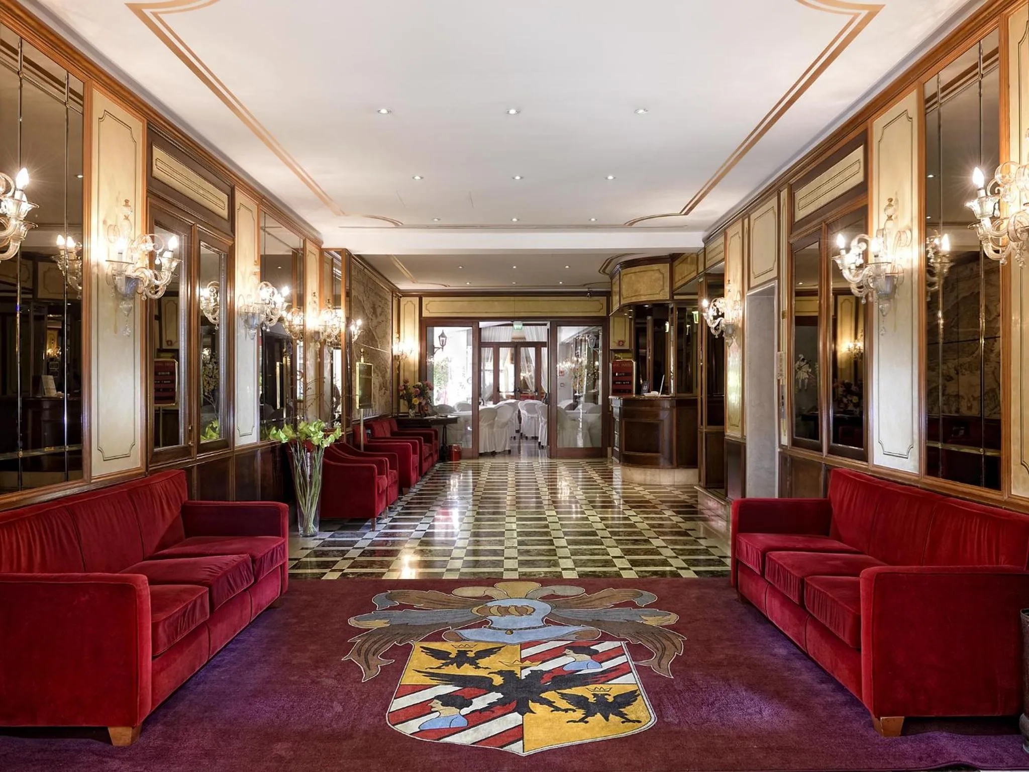 Lobby or reception in Hotel Amadeus