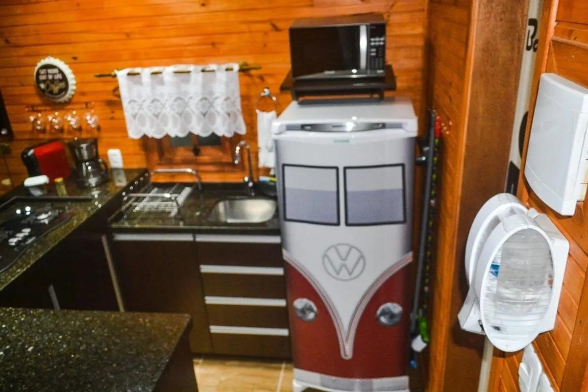 Kitchen or kitchenette in RECANTO DO SINALEIRO GRAMADO