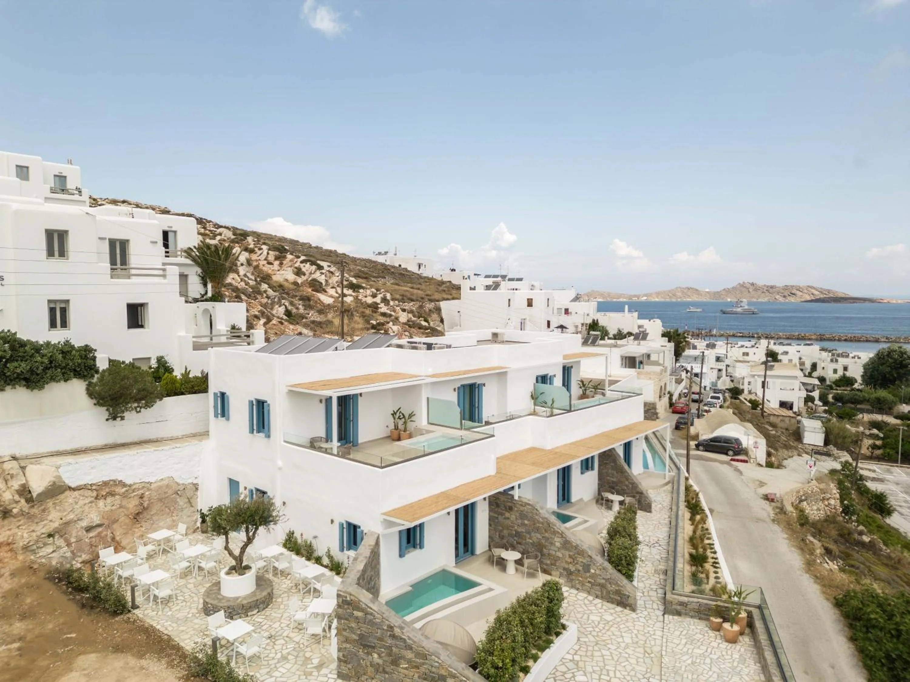 Natural landscape in Aura Suites Paros