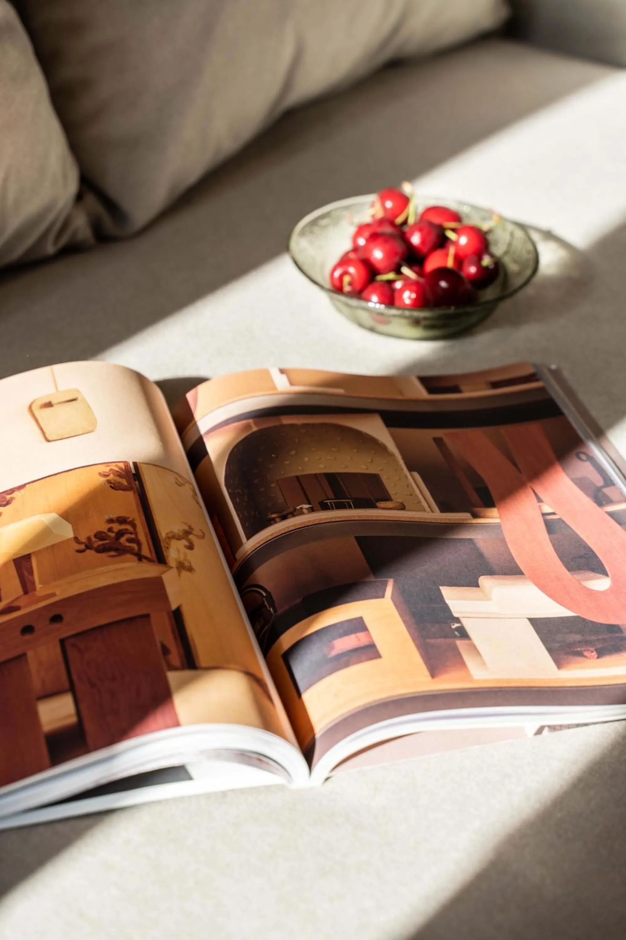 Living room in Aura Suites Paros
