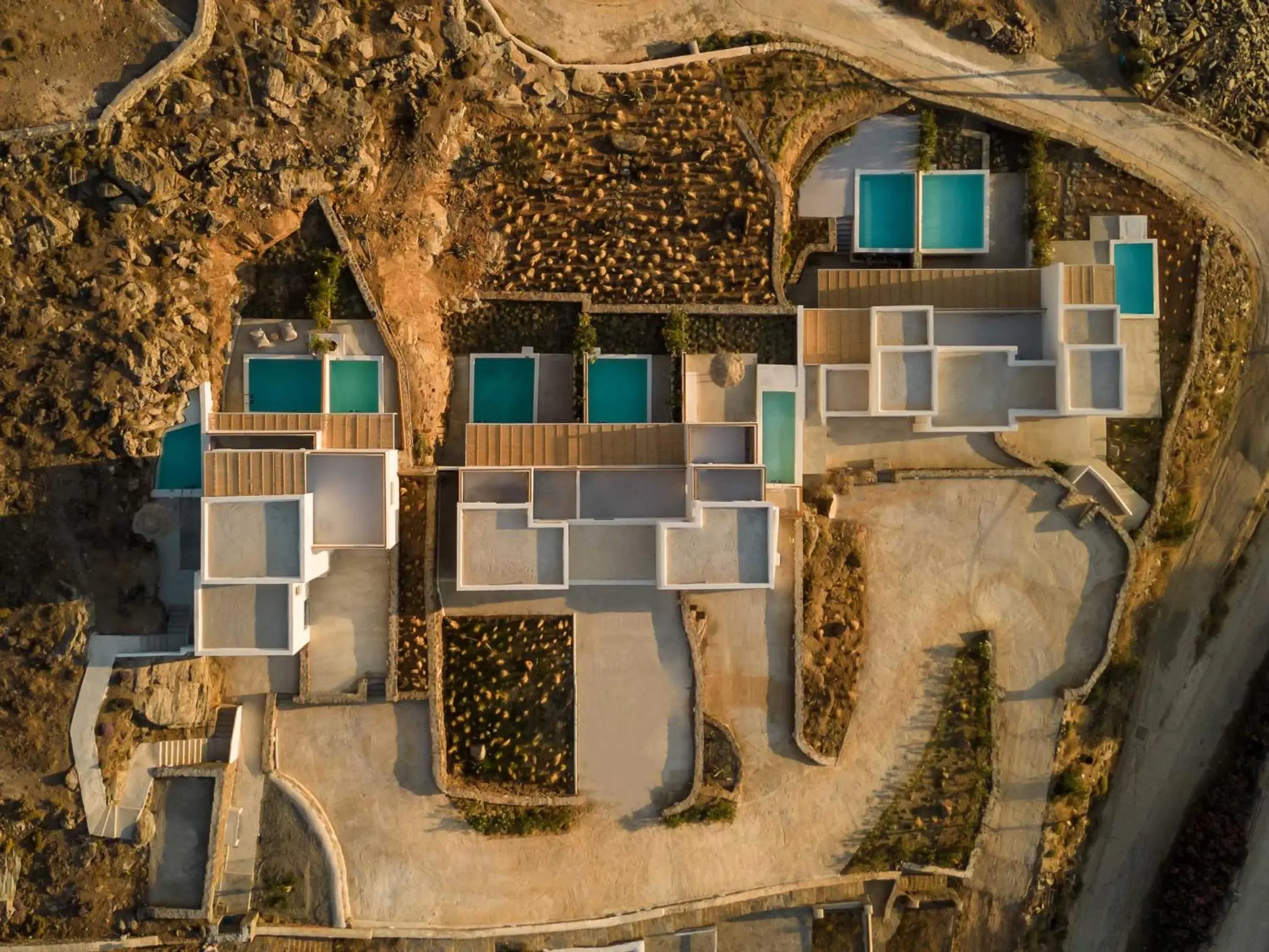 Property building in Aura Villas Tinos Property building in Aura Villas Tinos