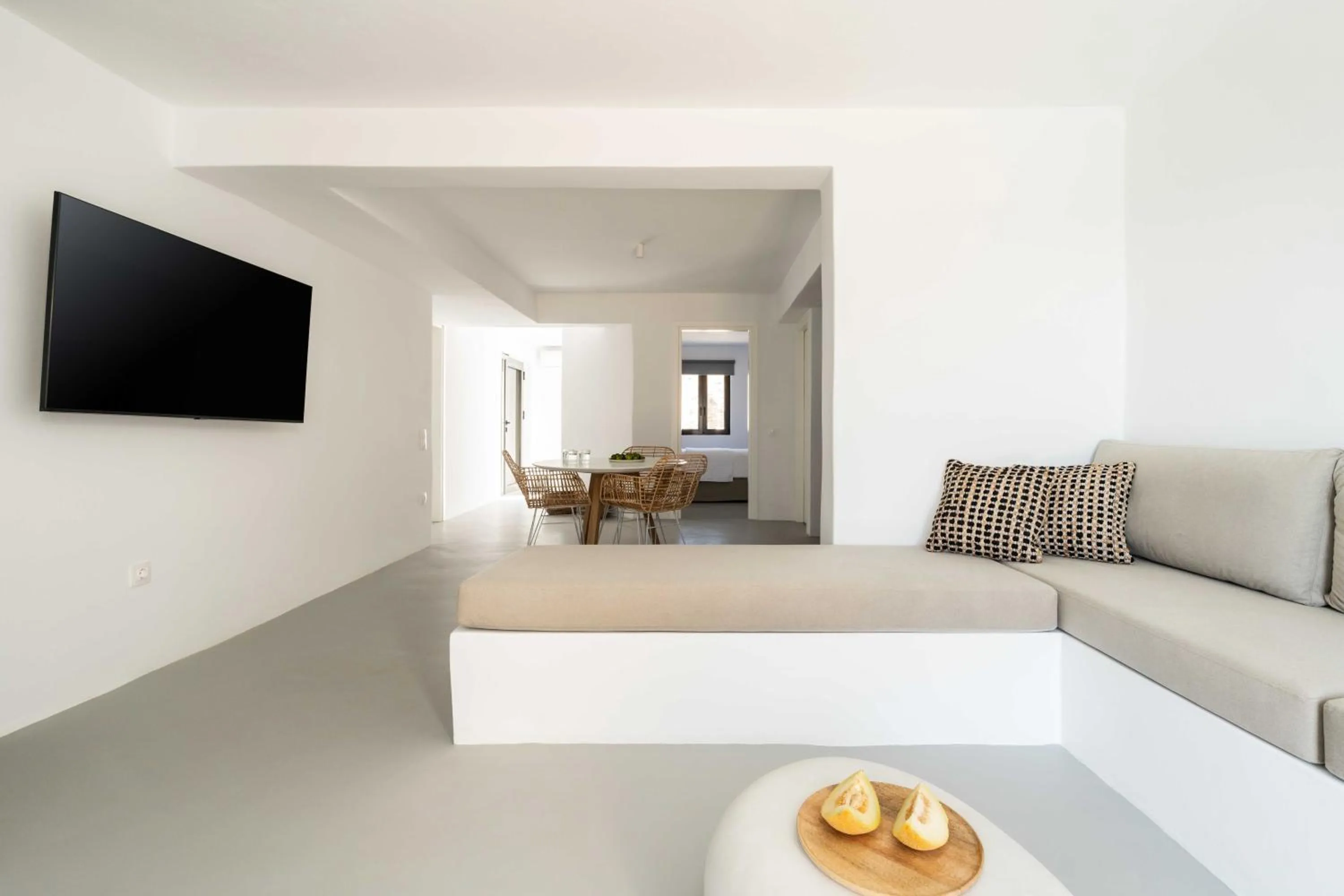 Living room in Aura Villas Tinos