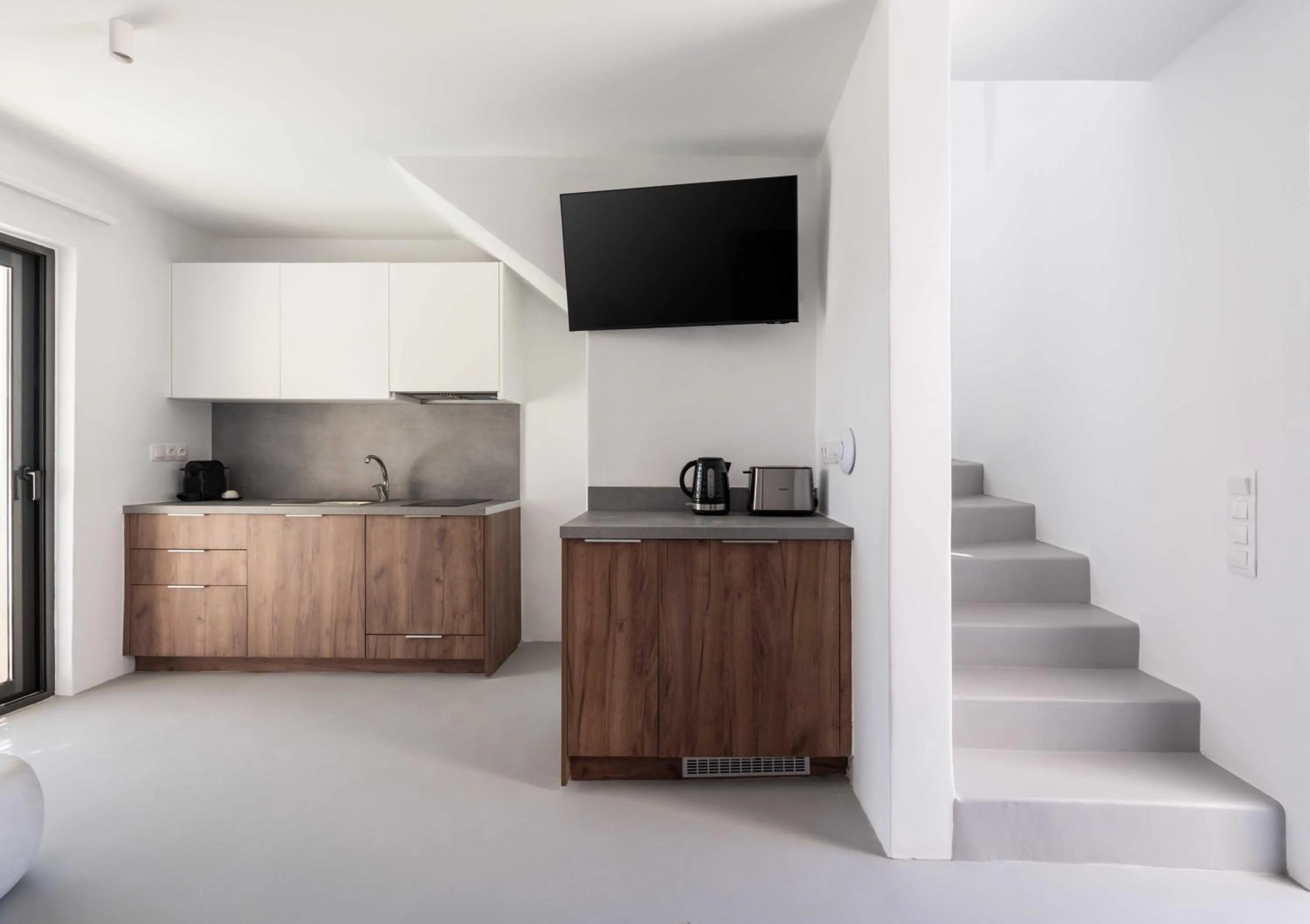 Kitchen or kitchenette in Aura Villas Tinos