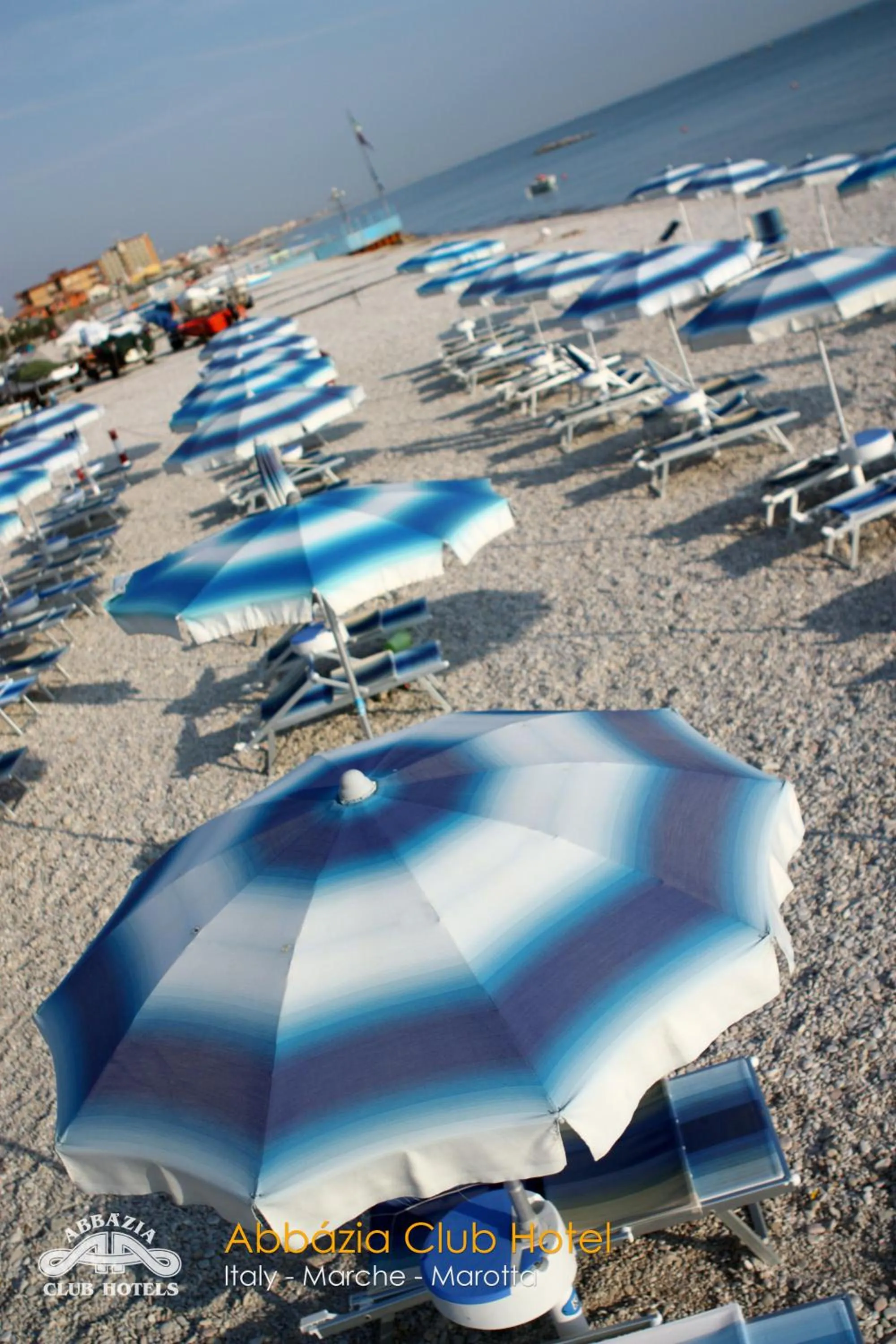 Beach in Abbazia Club Hotel Marotta