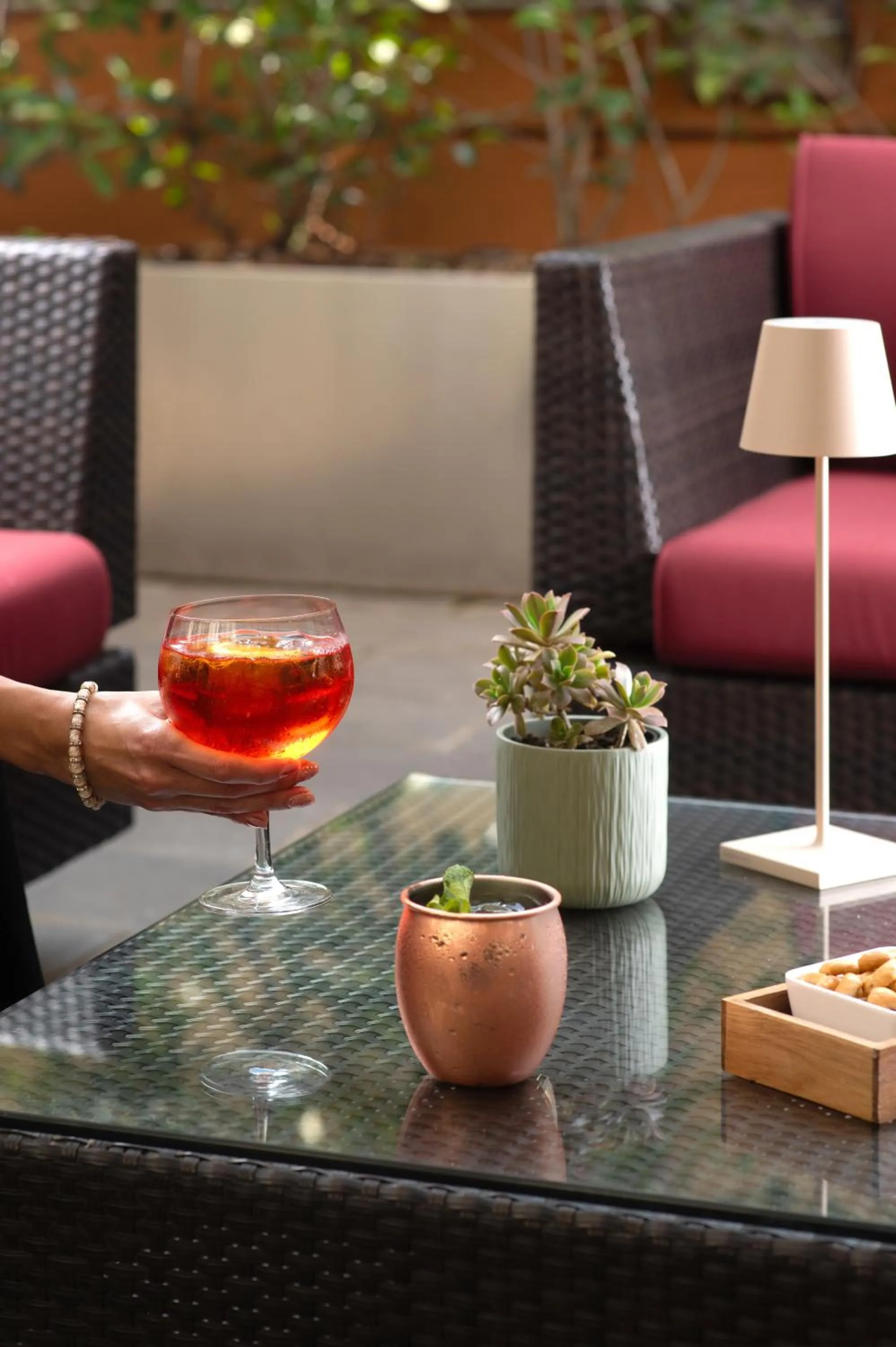 Garden in UNA Hotels Bologna Centro