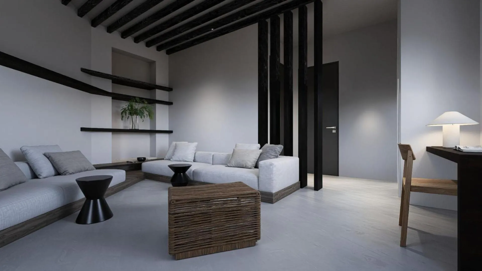 Living room in Veneto Sea View Apartments