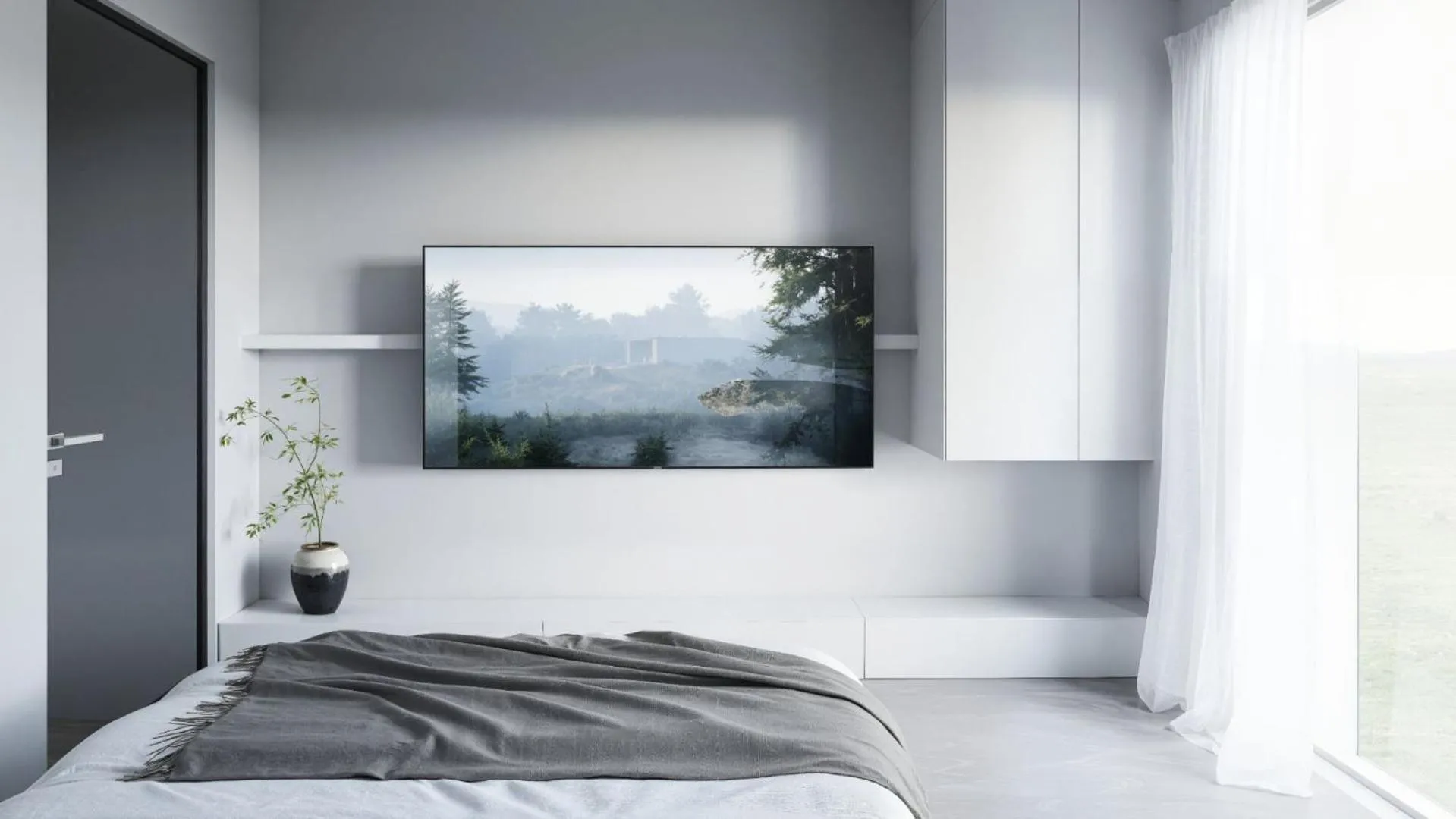 Bed in Veneto Sea View Apartments