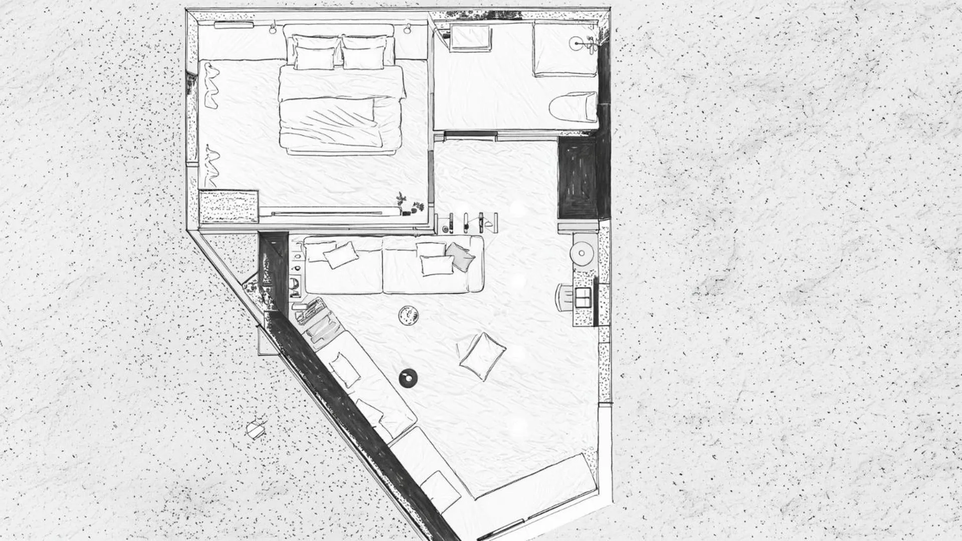 Floor plan in Veneto Sea View Apartments
