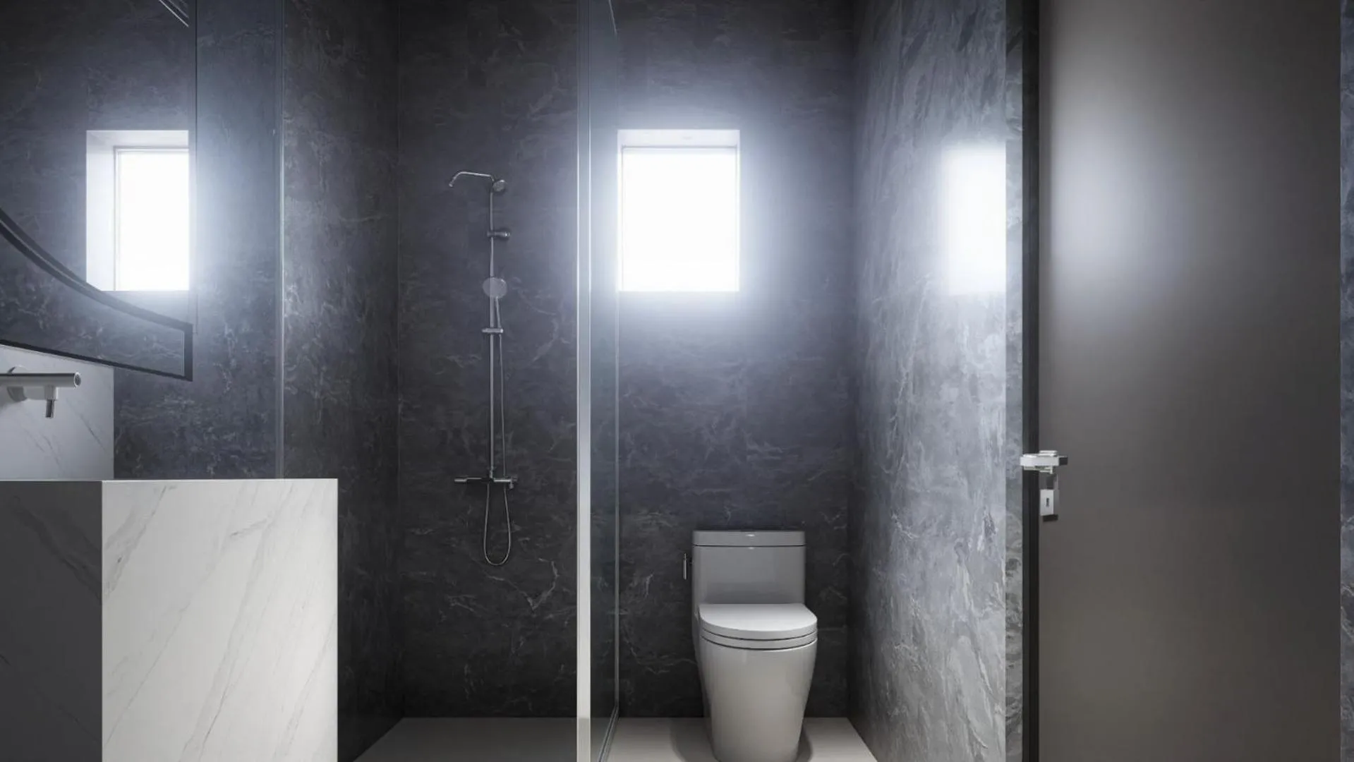 Bathroom in Veneto Sea View Apartments
