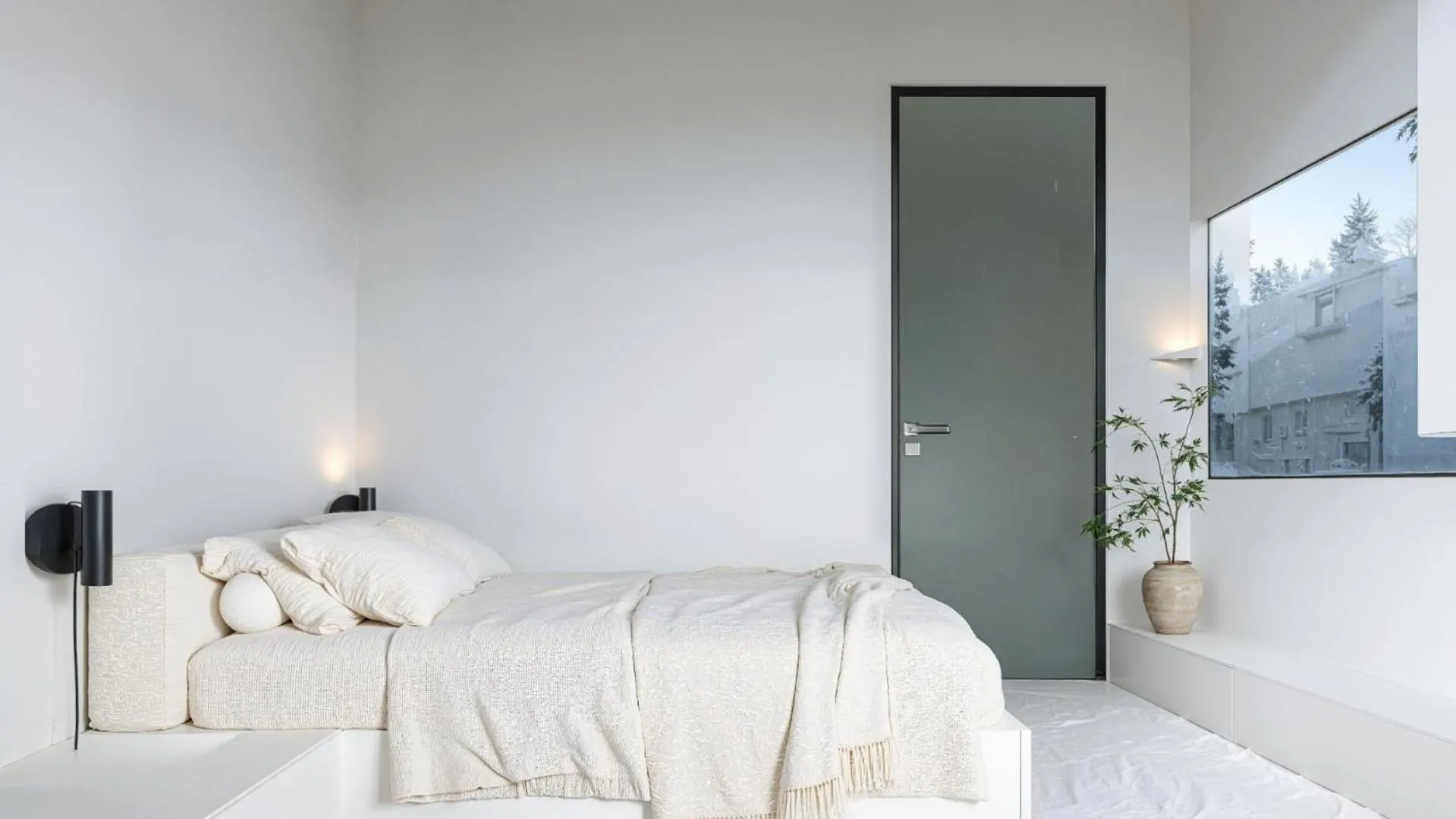Bed in Veneto Sea View Apartments
