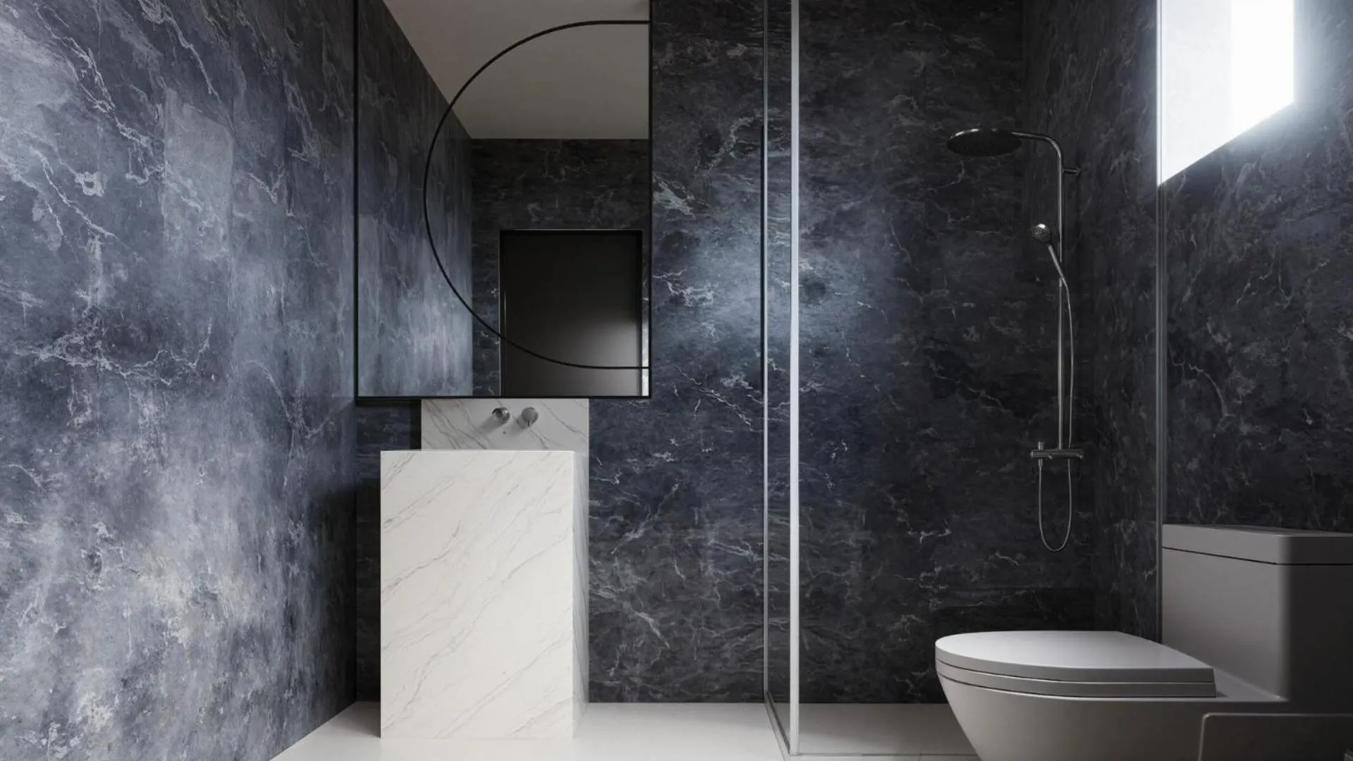 Bathroom in Veneto Sea View Apartments