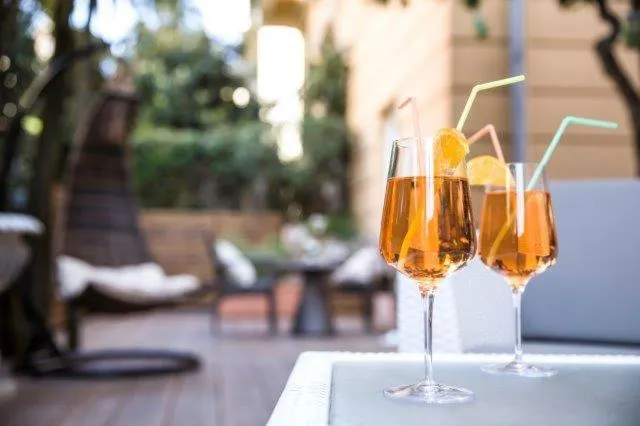 Garden in Hotel Jolanda