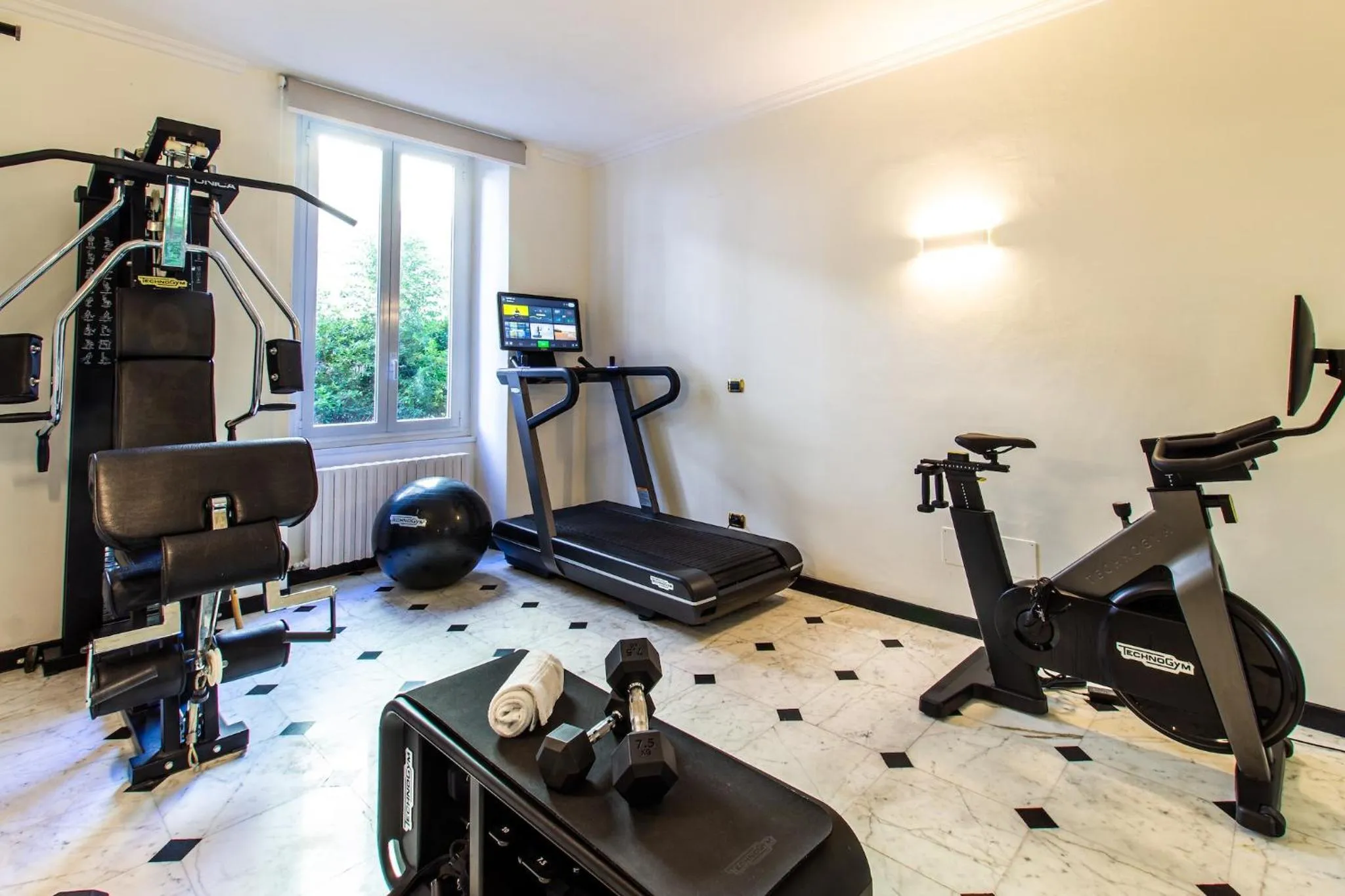 Fitness centre/facilities in Hotel Jolanda
