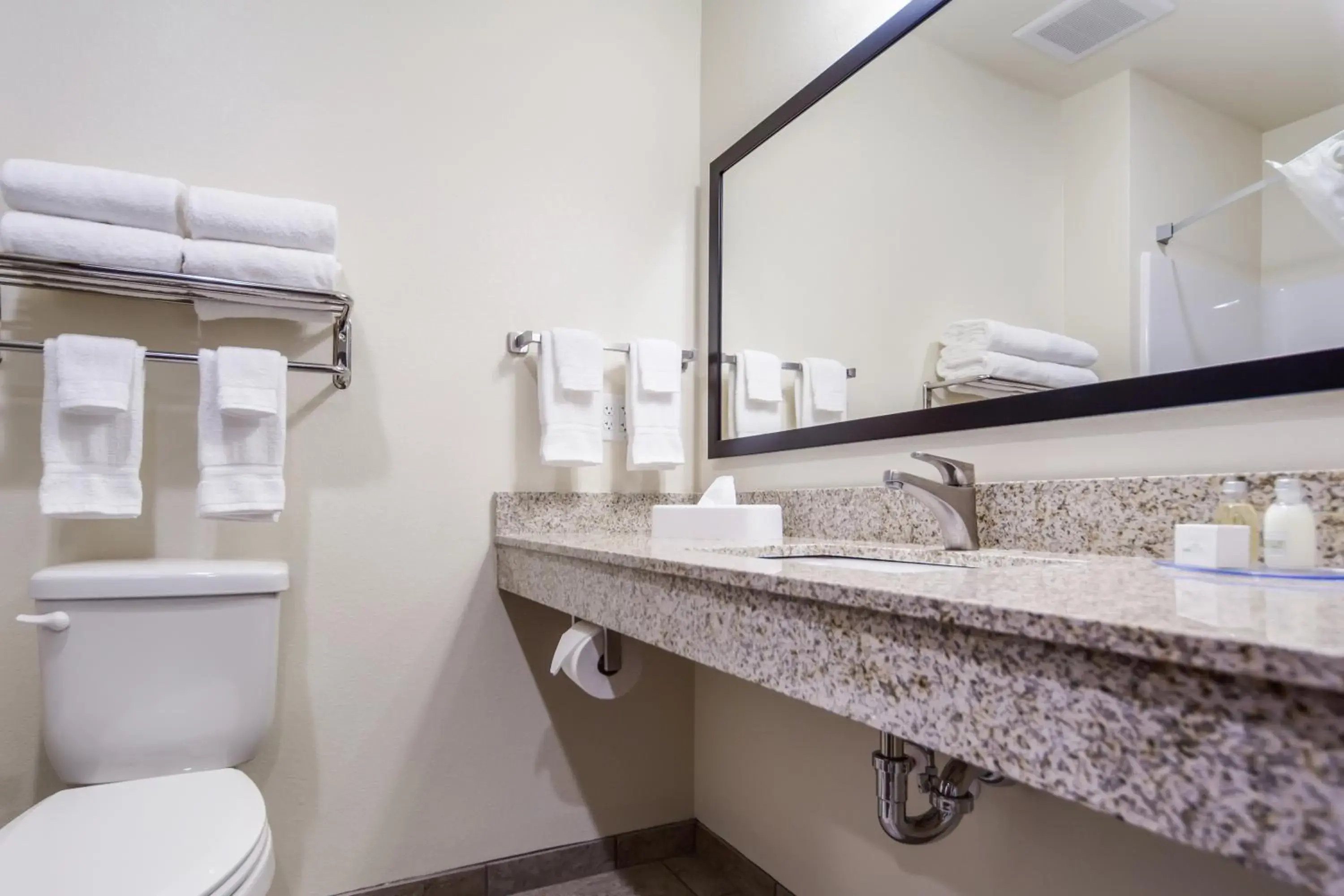 Bathroom in Cobblestone Inn & Suites-Fremont Bathroom in Cobblestone Inn & Suites-Fremont