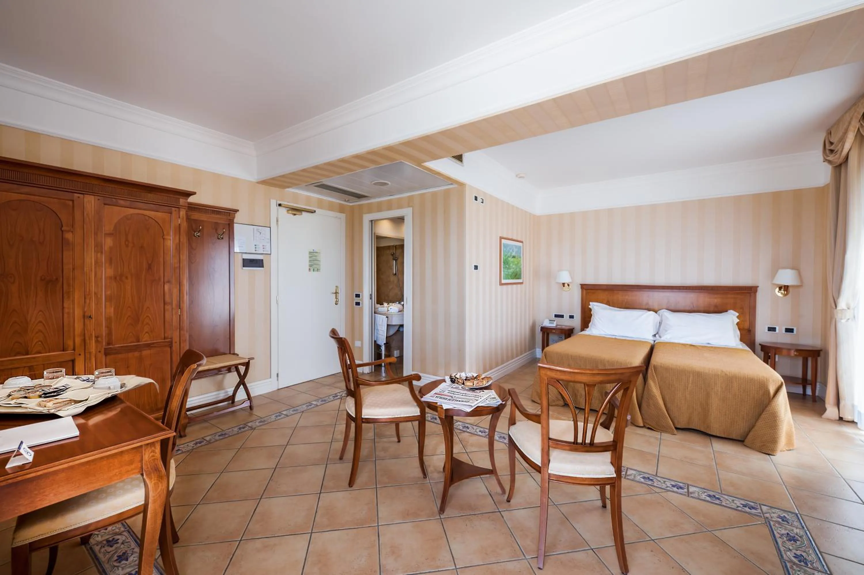 Bed in Dioscuri Bay Palace