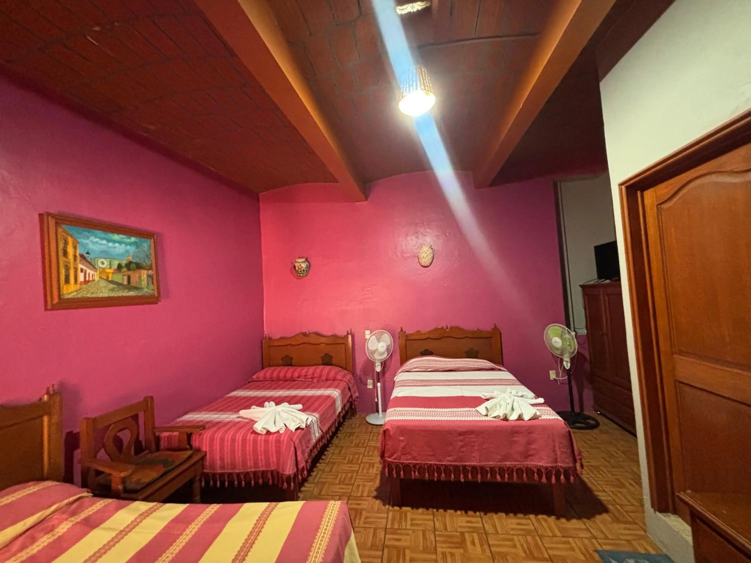 Bed in Hotel Posada "Mi Rosita"