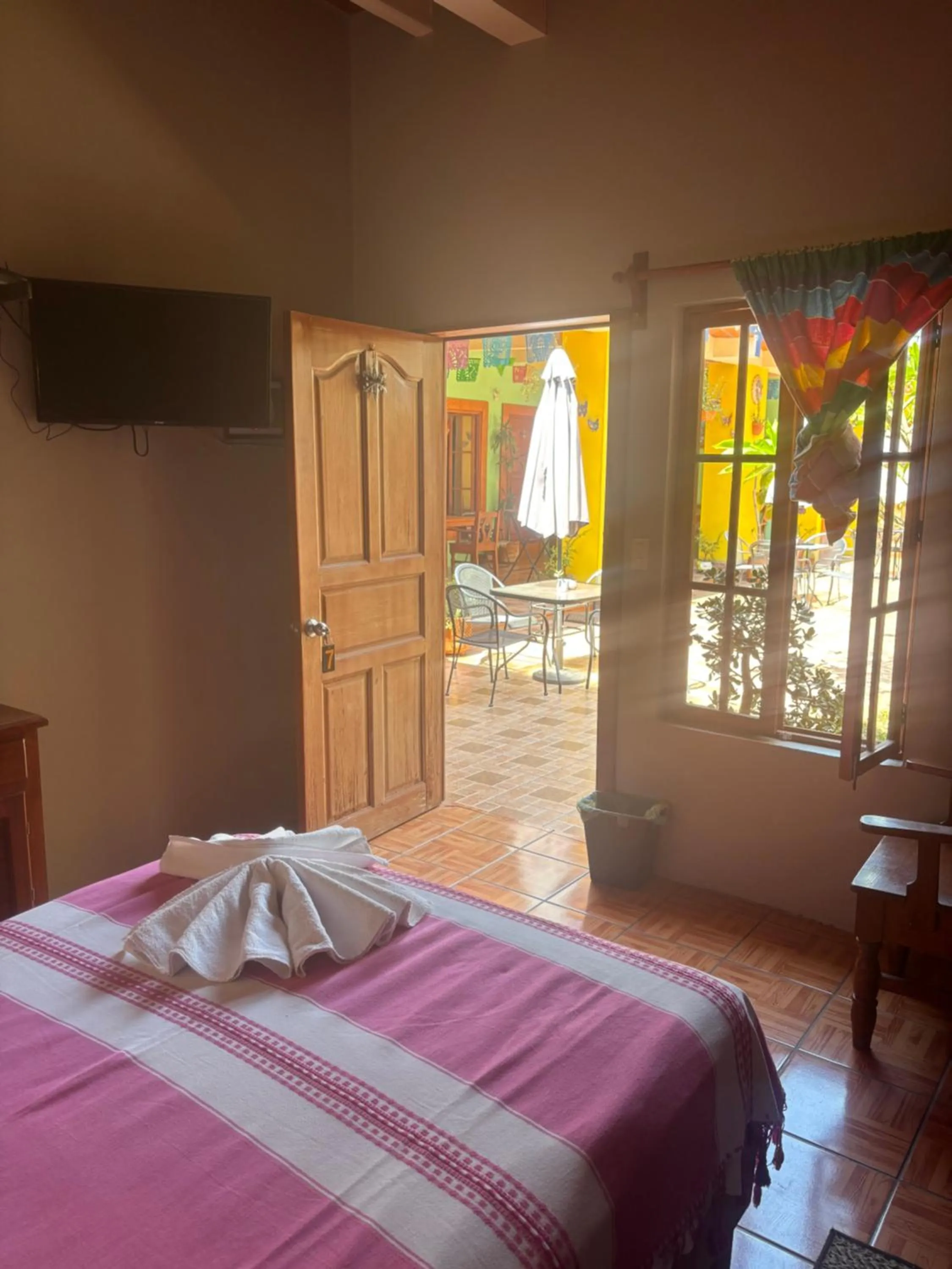 Bed in Hotel Posada "Mi Rosita"