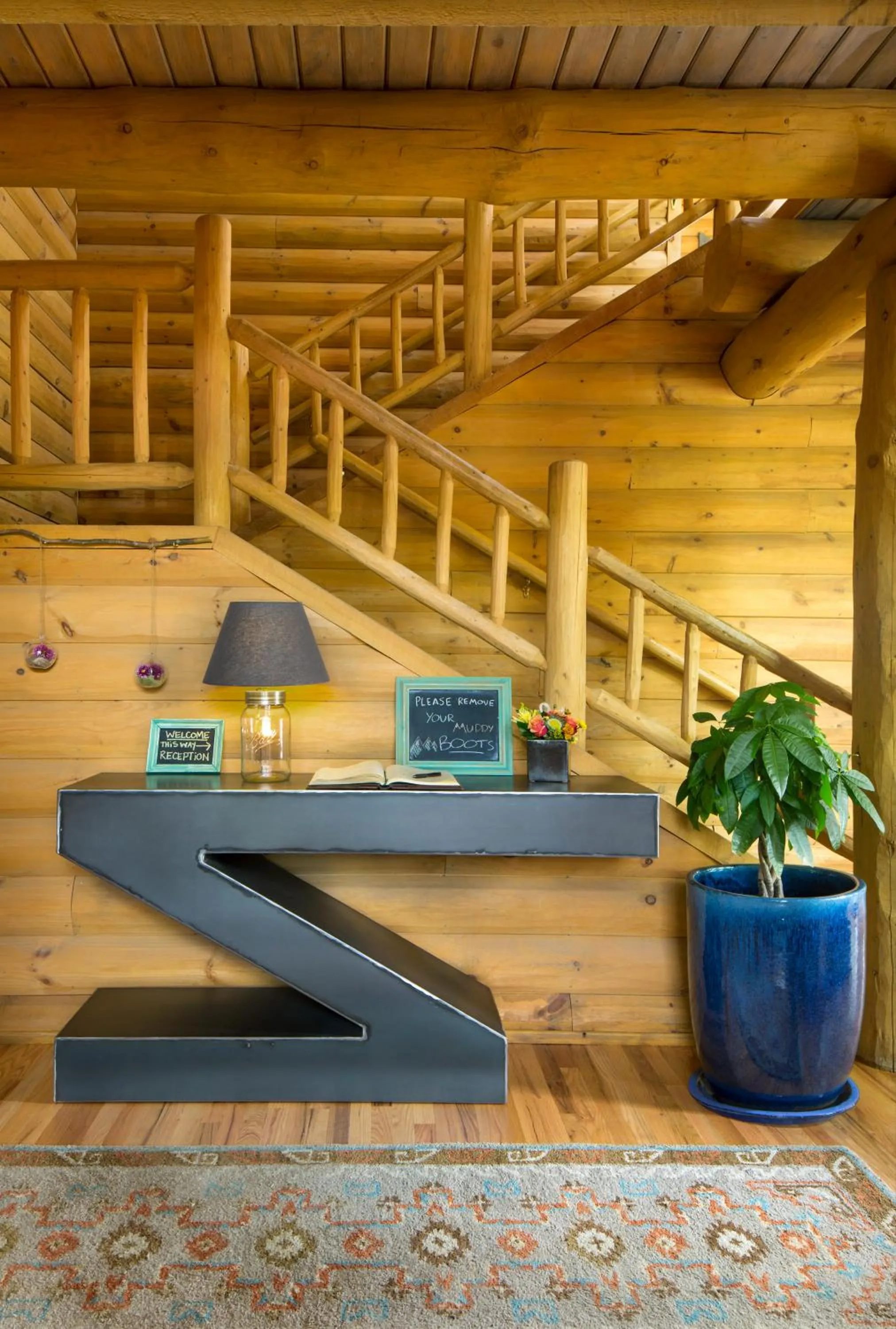 Decorative detail in The Bivvi Hostel