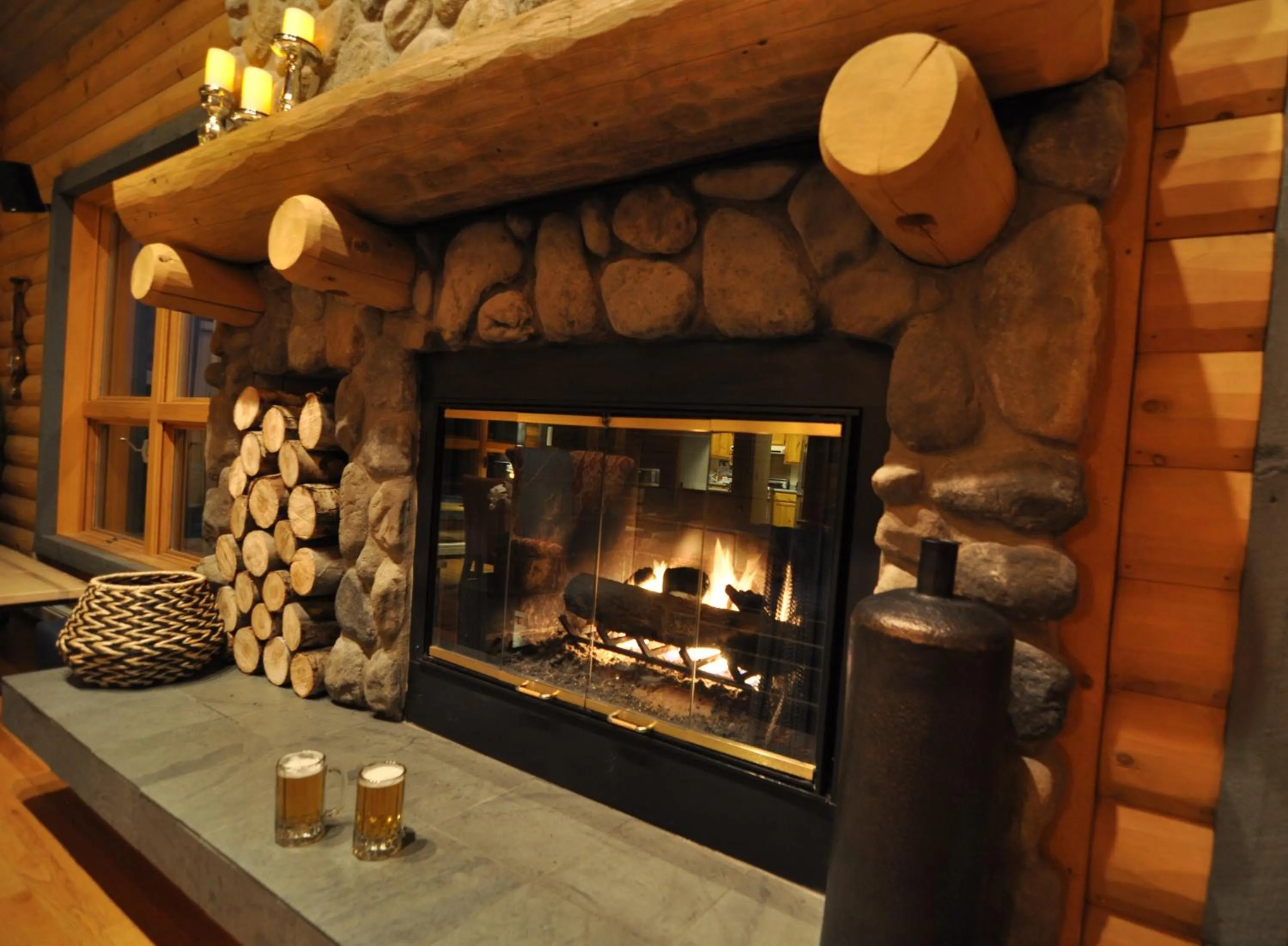 Decorative detail in The Bivvi Hostel