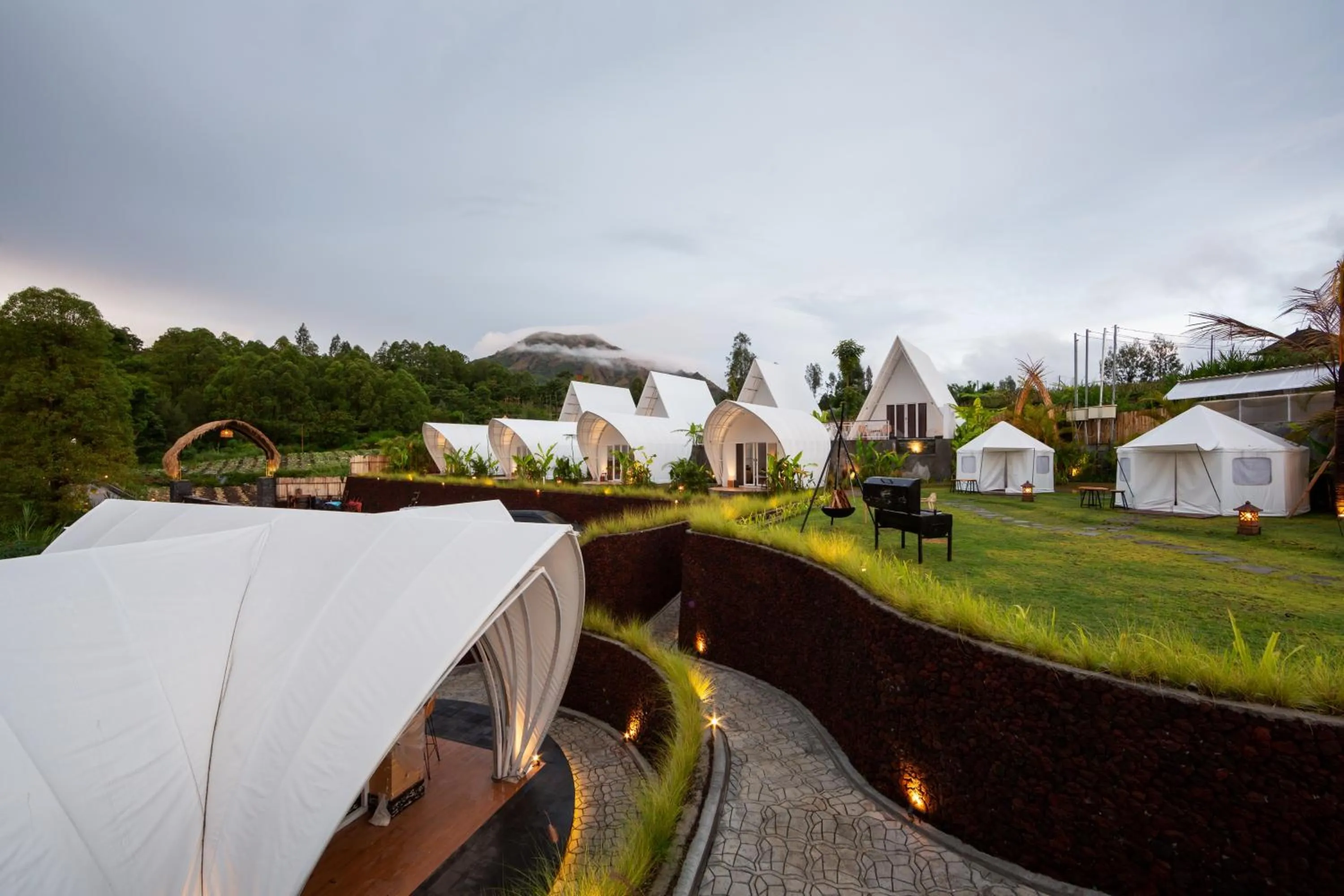 Garden in The Dewi Kintamani Luxury Glamping and Natural Hotspring