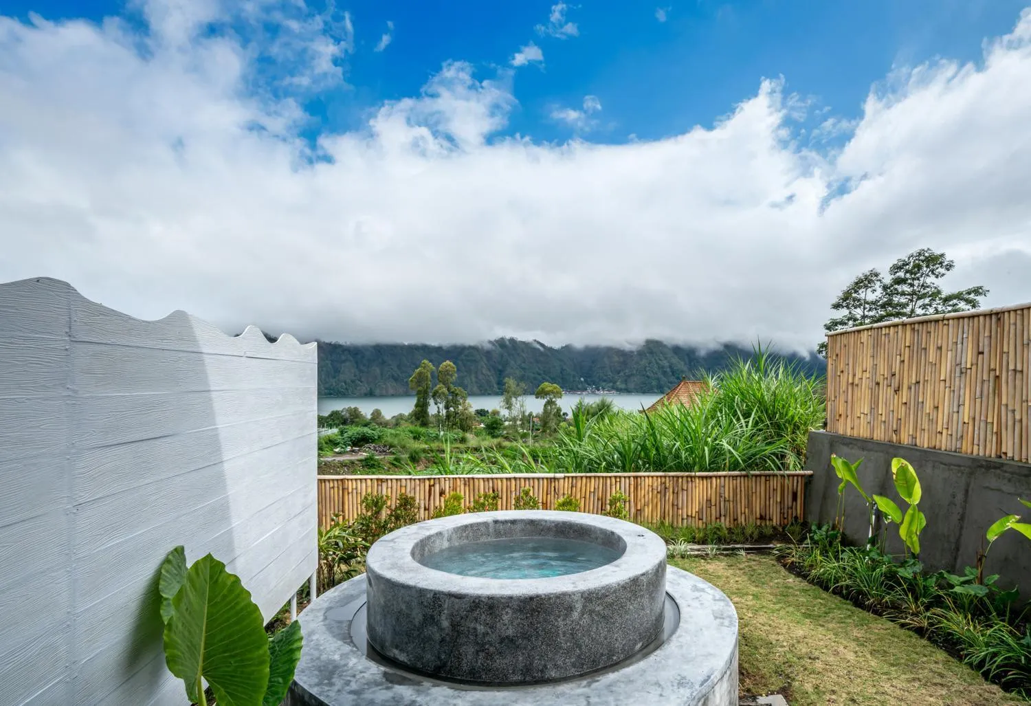 Pool view in The Dewi Kintamani Luxury Glamping and Natural Hotspring