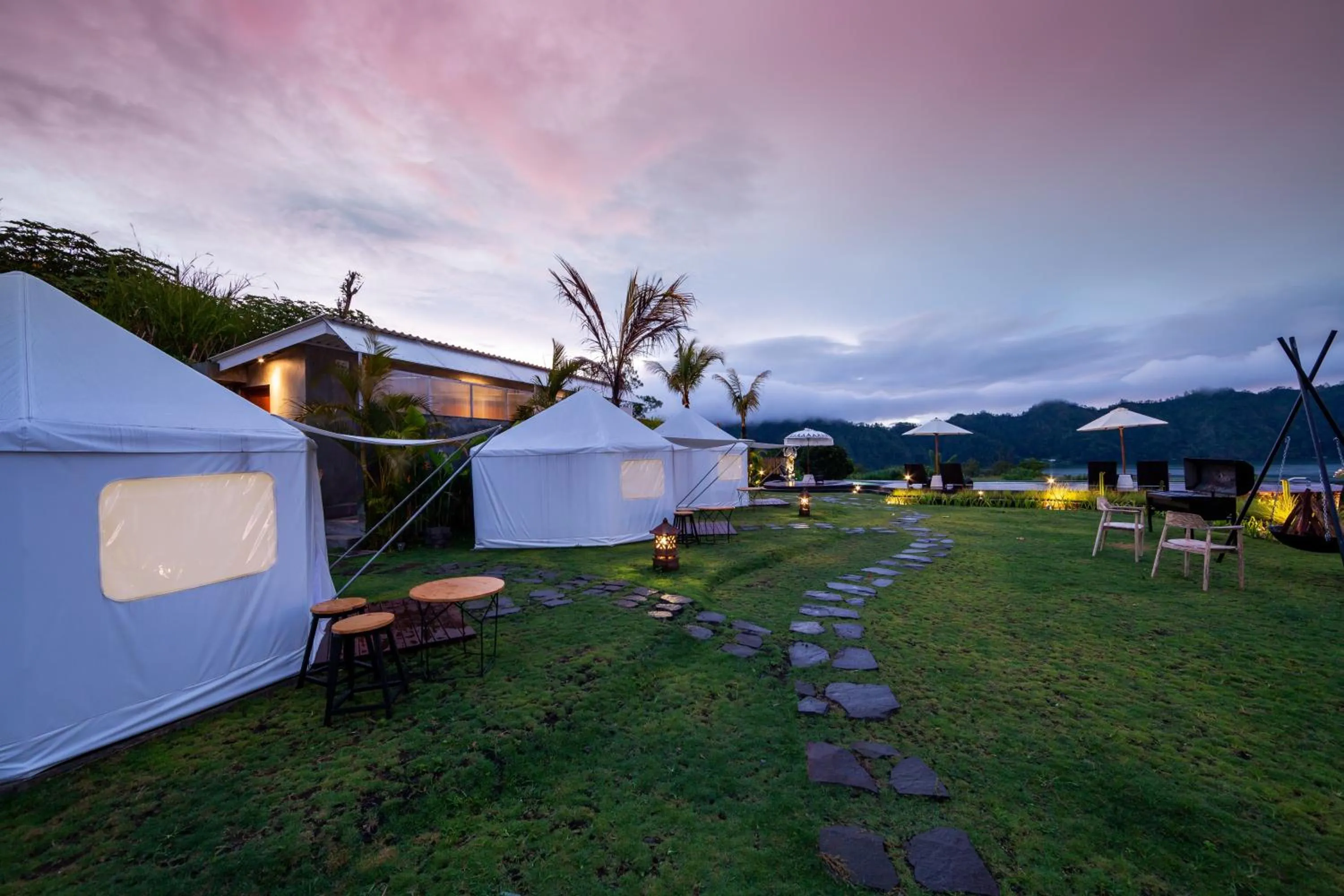 Garden in The Dewi Kintamani Luxury Glamping and Natural Hotspring